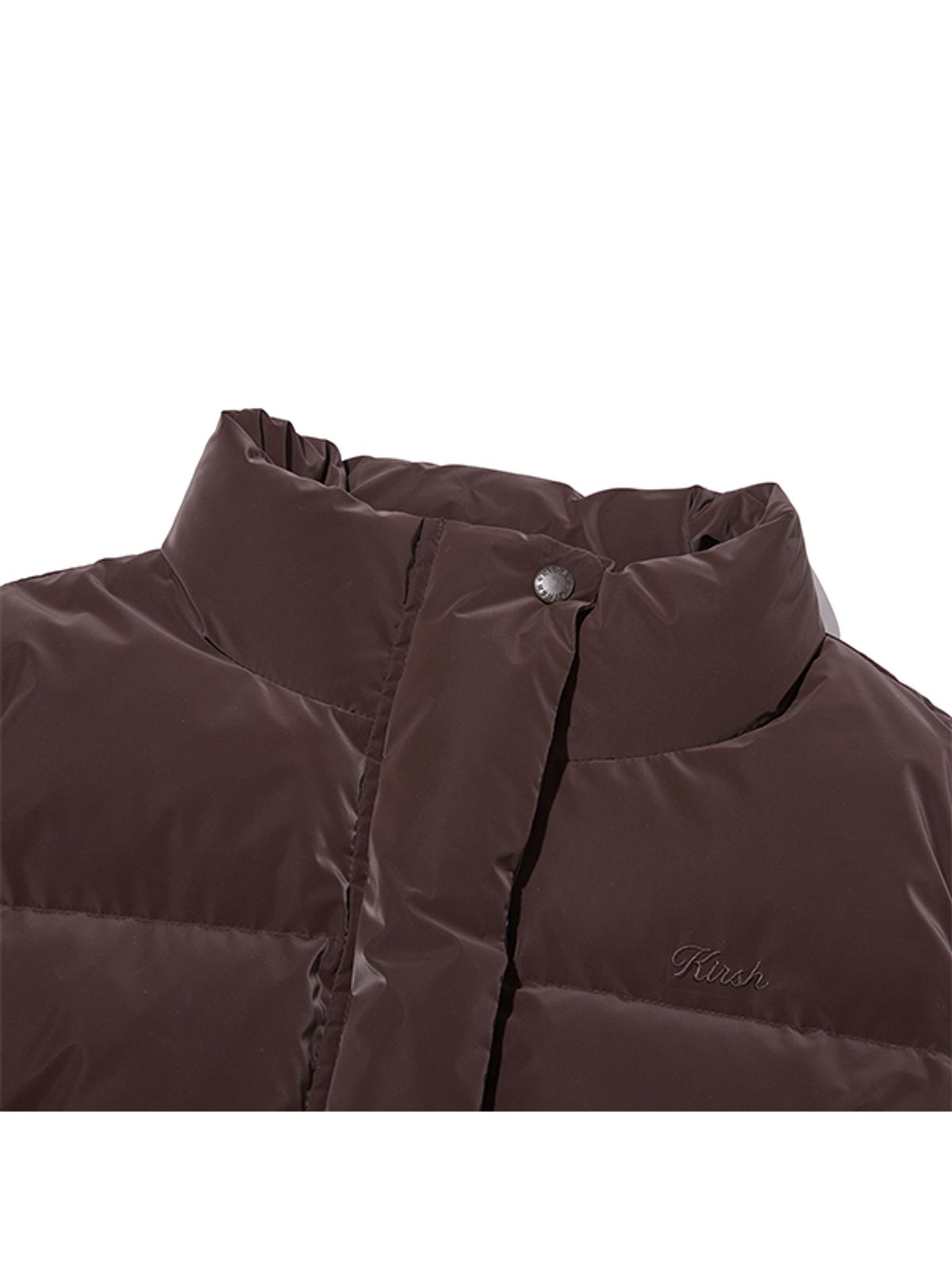 키르시(KIRSH) 체리 크롭 푸퍼 다운 베스트 [브라운]