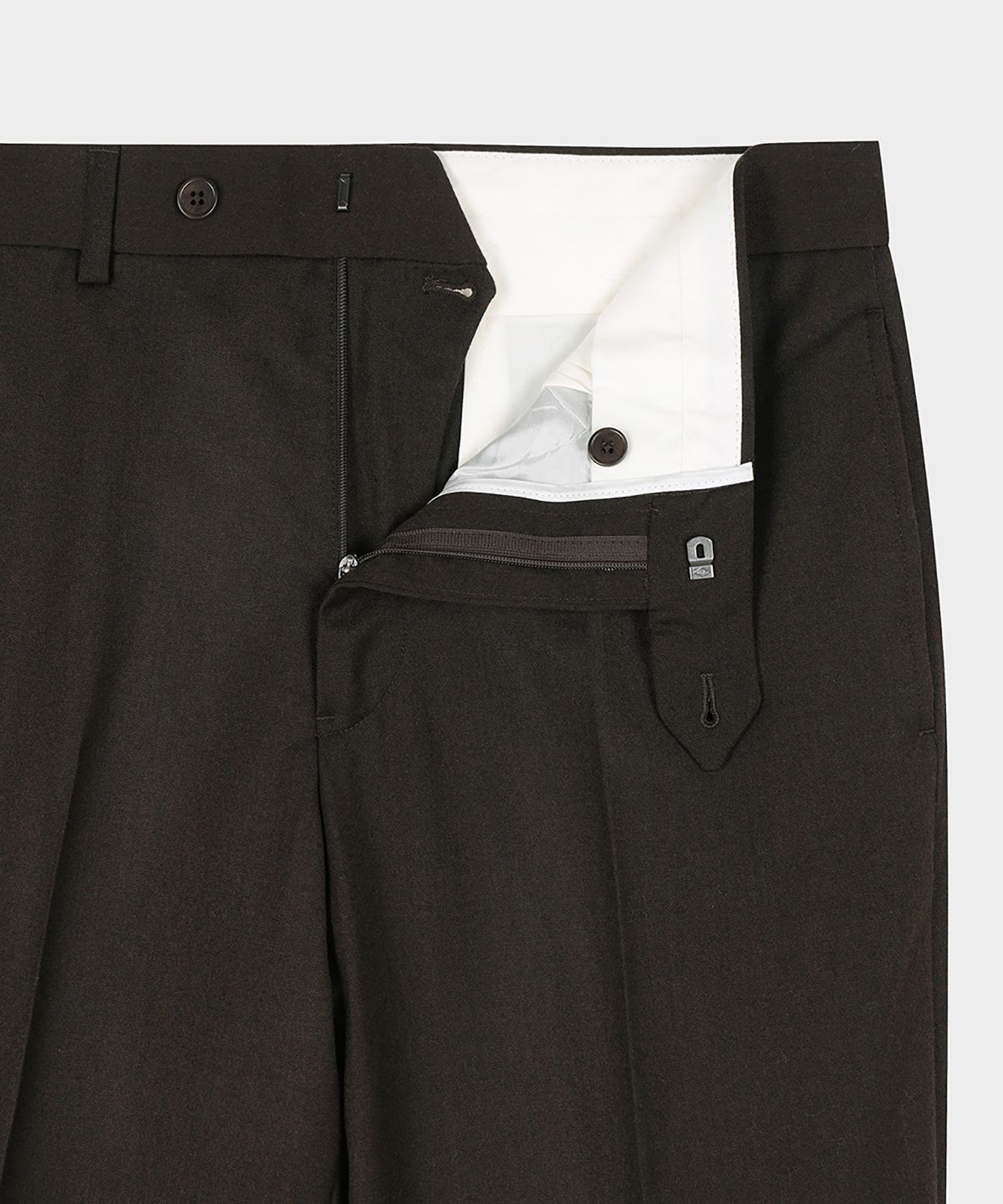 브룩스 브라더스(BROOKS BROTHERS) 클래식핏 플란넬 트라우저 (브라운) (BBPTMF54554EF)