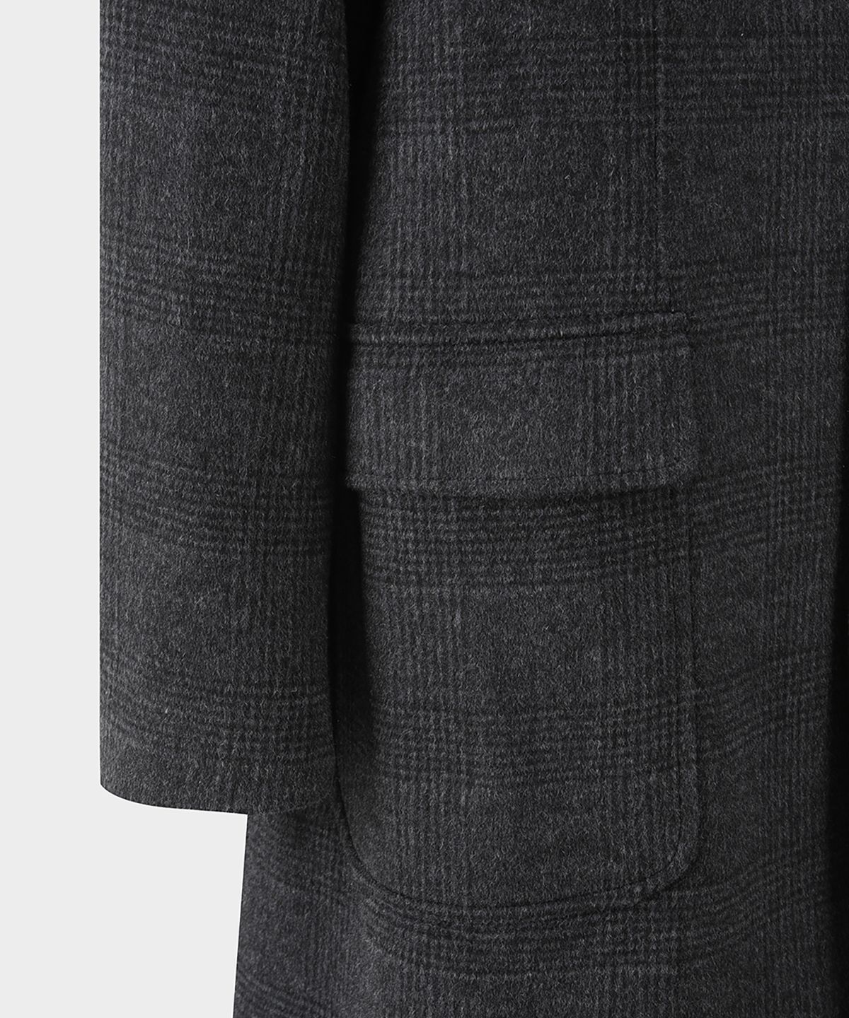 브룩스 브라더스(BROOKS BROTHERS) 더블 페이스 탑 코트 (그레이) (BBCSMF5299WEW)