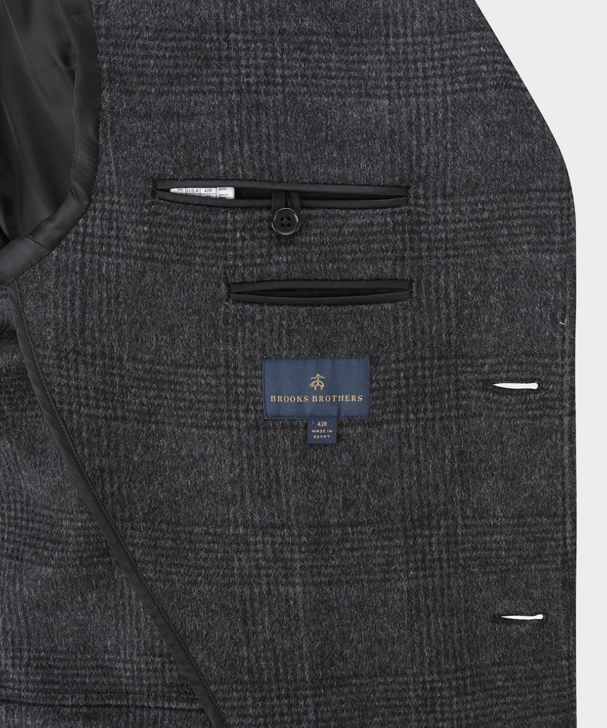 브룩스 브라더스(BROOKS BROTHERS) 더블 페이스 탑 코트 (그레이) (BBCSMF5299WEW)