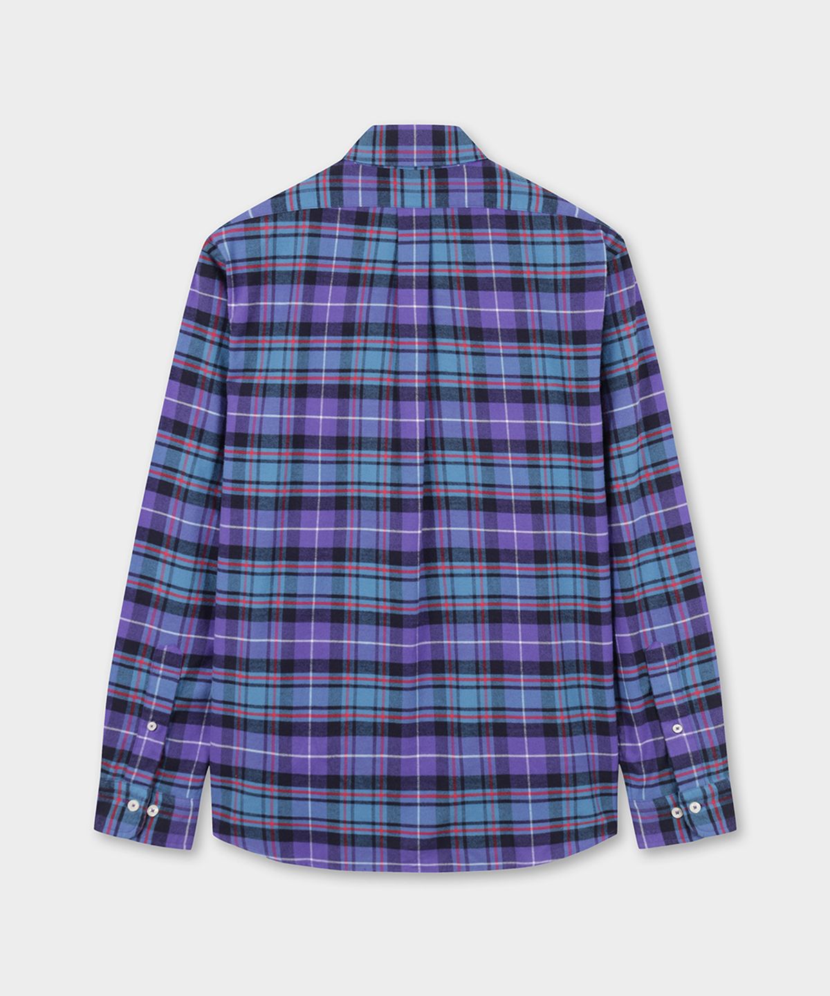 브룩스 브라더스(BROOKS BROTHERS) 소멜로스 플란넬 체크 셔츠 (퍼플) (BBTHMM37067EF)