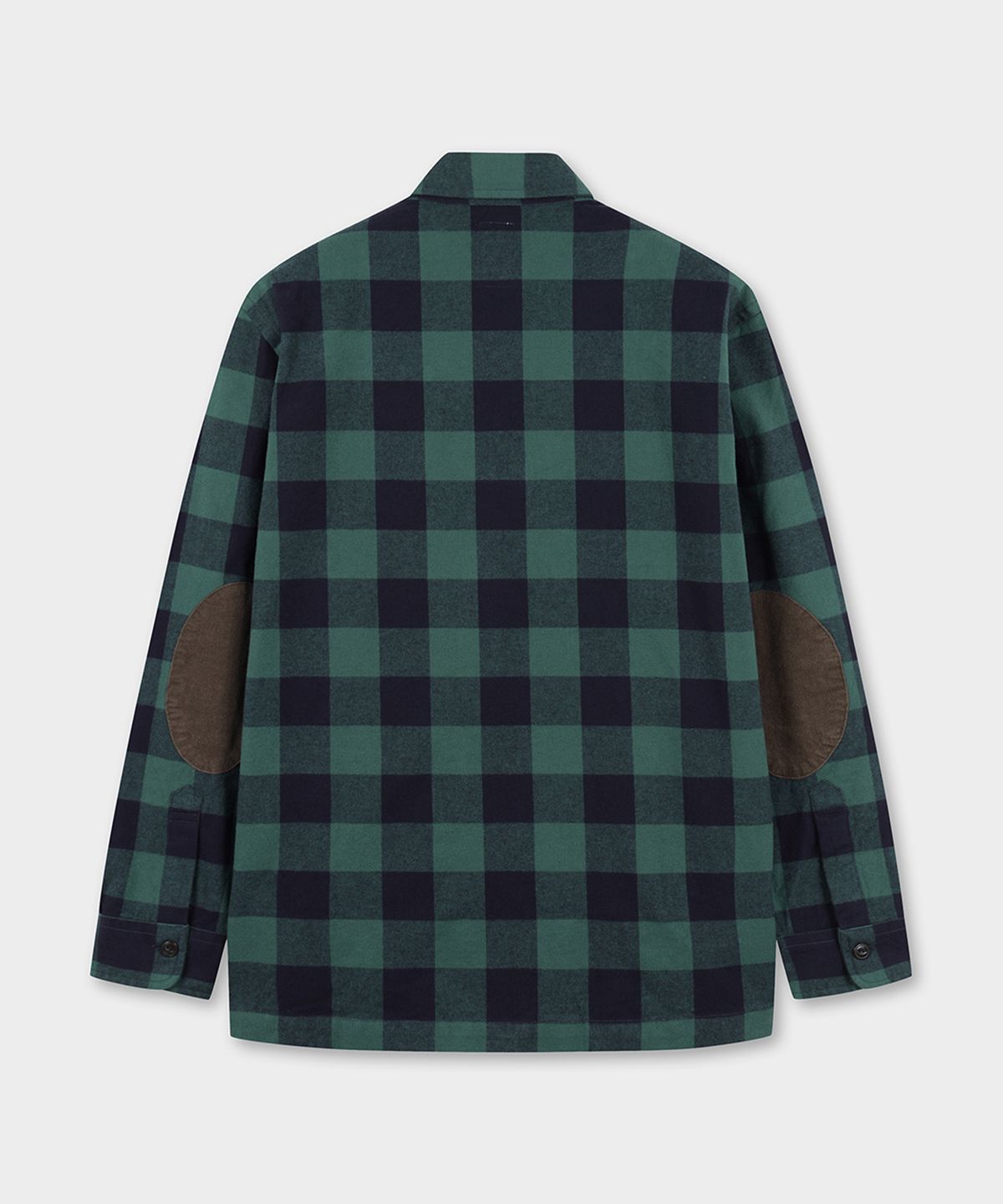 브룩스 브라더스(BROOKS BROTHERS) 플란넬 소멜로스 네브라스카 셔츠 재킷 (다크그린) (BBTHMM3771JEF)
