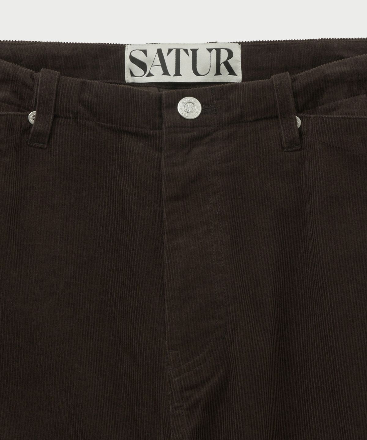 세터(SATUR) 토리노 코듀로이 카고 팬츠 브라운