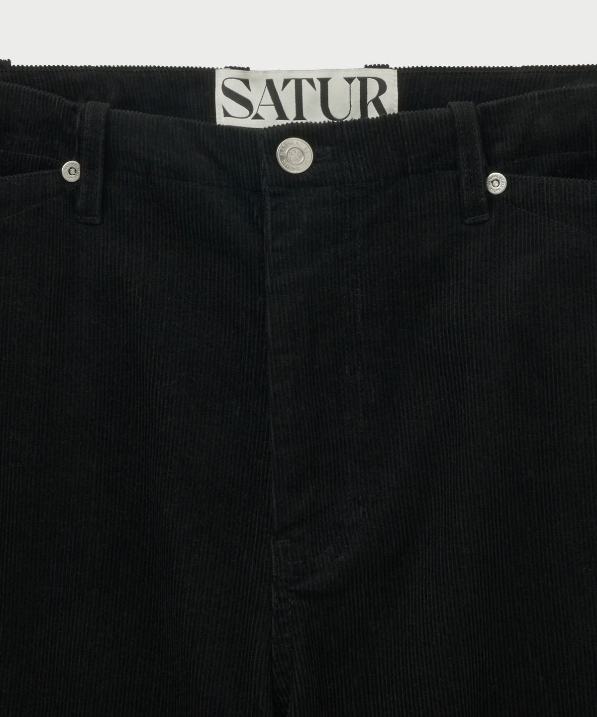 세터(SATUR) 토리노 코듀로이 카고 팬츠 블랙