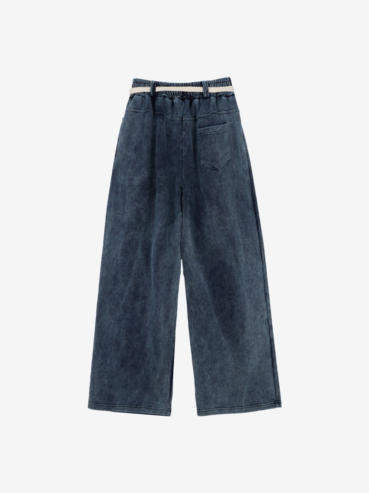 이넥시스(INEXCIS) 스노우 데님 와이드 팬츠 (Washed Blue)