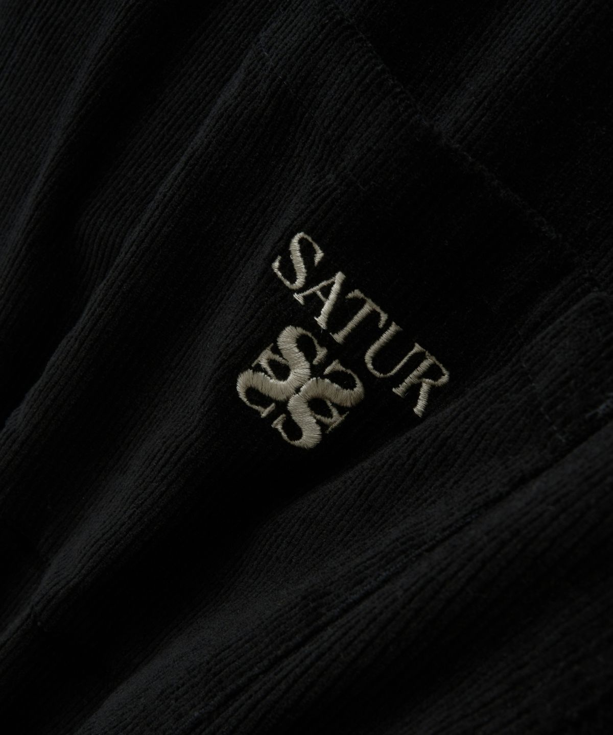 세터(SATUR) 소프트 코듀로이 셔츠 블랙