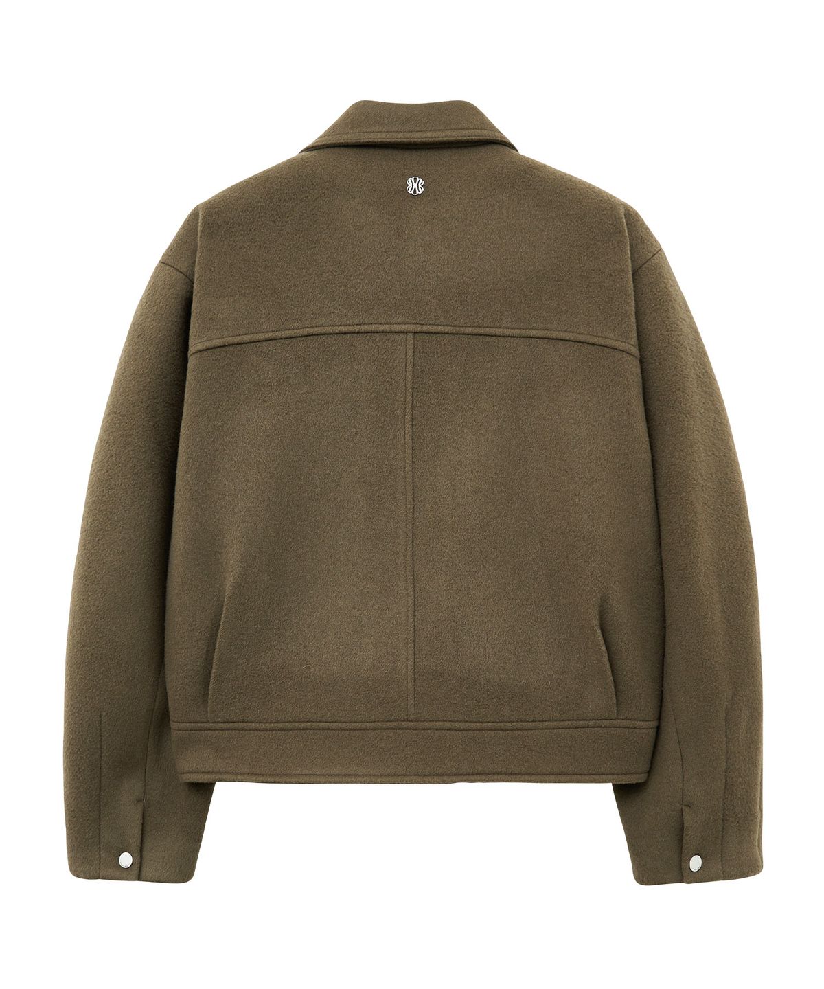 언지미크(UNGIMMICK) RAGLAN WOOL BLOUSON (MOCHA)