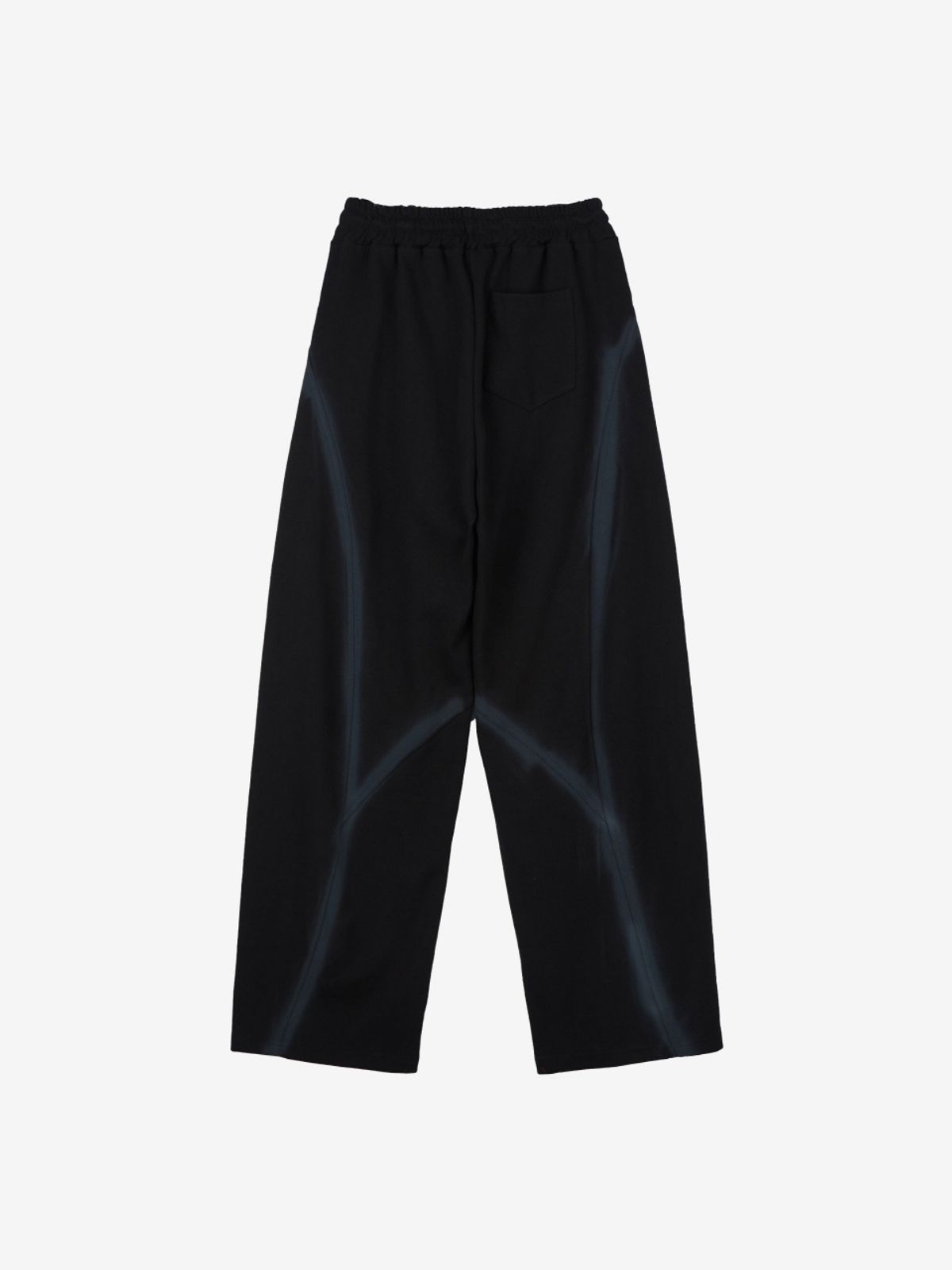 이넥시스(INEXCIS) 커브드 스프레이 와이드 팬츠 (Black)