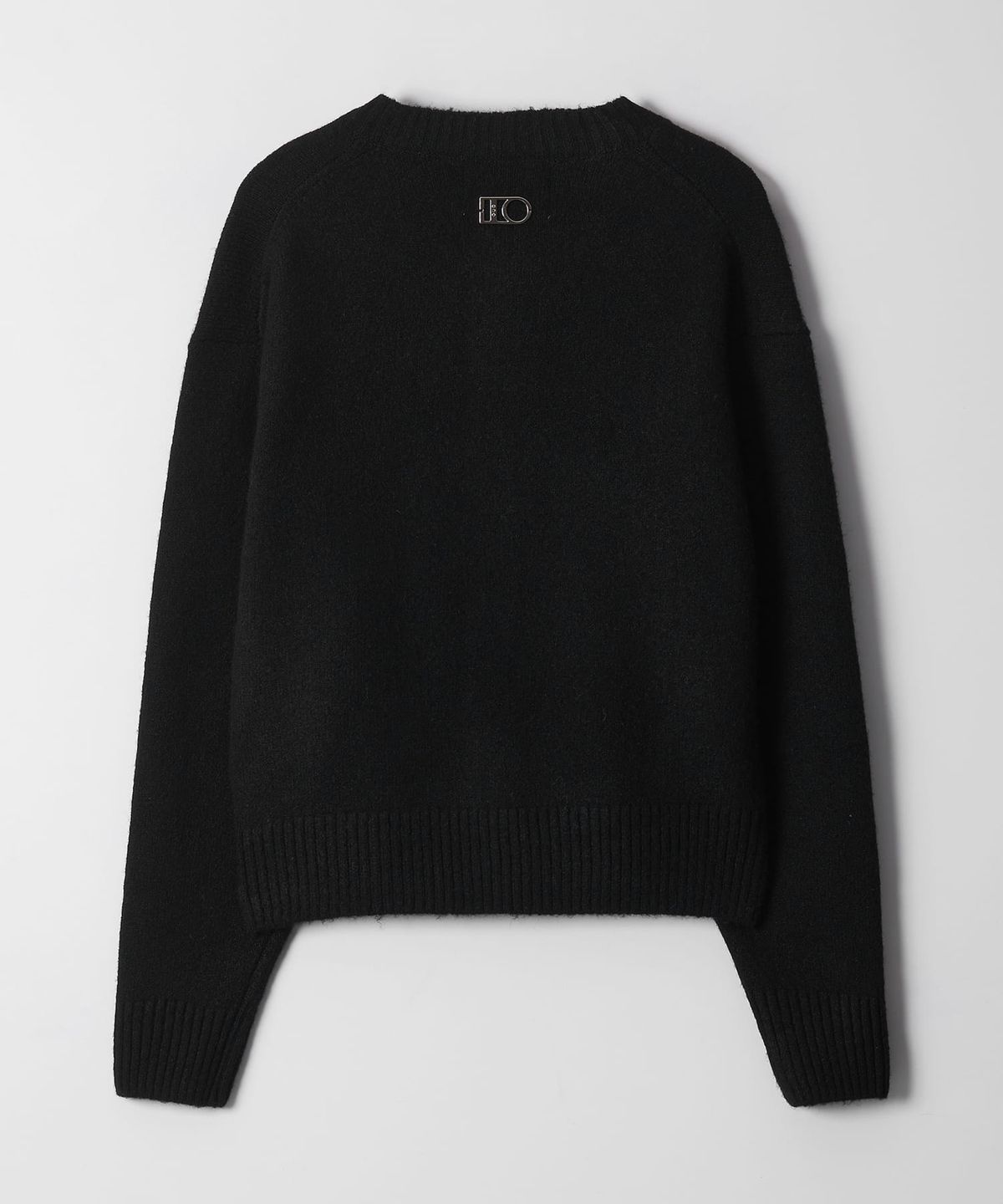 디써티원(DTHIRTYONE) Round-Neck Solid Cardigan (BLACK)