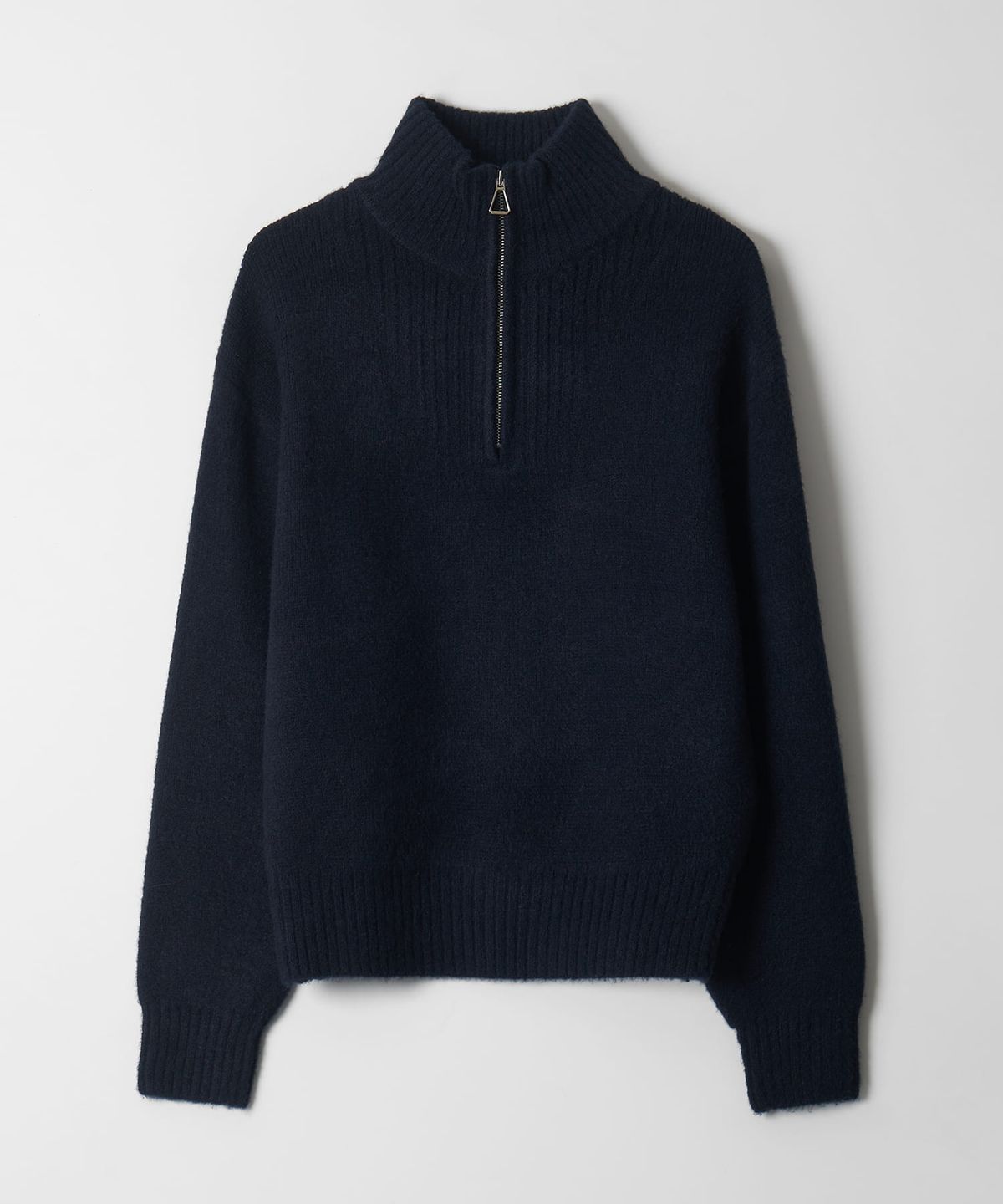 디써티원(DTHIRTYONE) Half-Zip Turtleneck Sweater (NAVY)