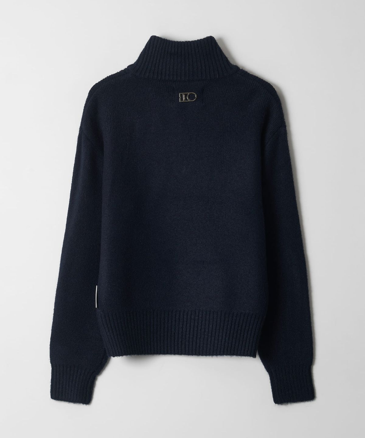 디써티원(DTHIRTYONE) Half-Zip Turtleneck Sweater (NAVY)