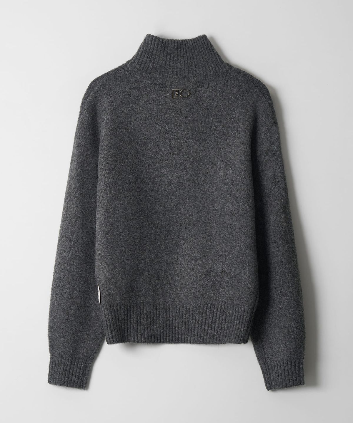 디써티원(DTHIRTYONE) Half-Zip Turtleneck Sweater (GREY)