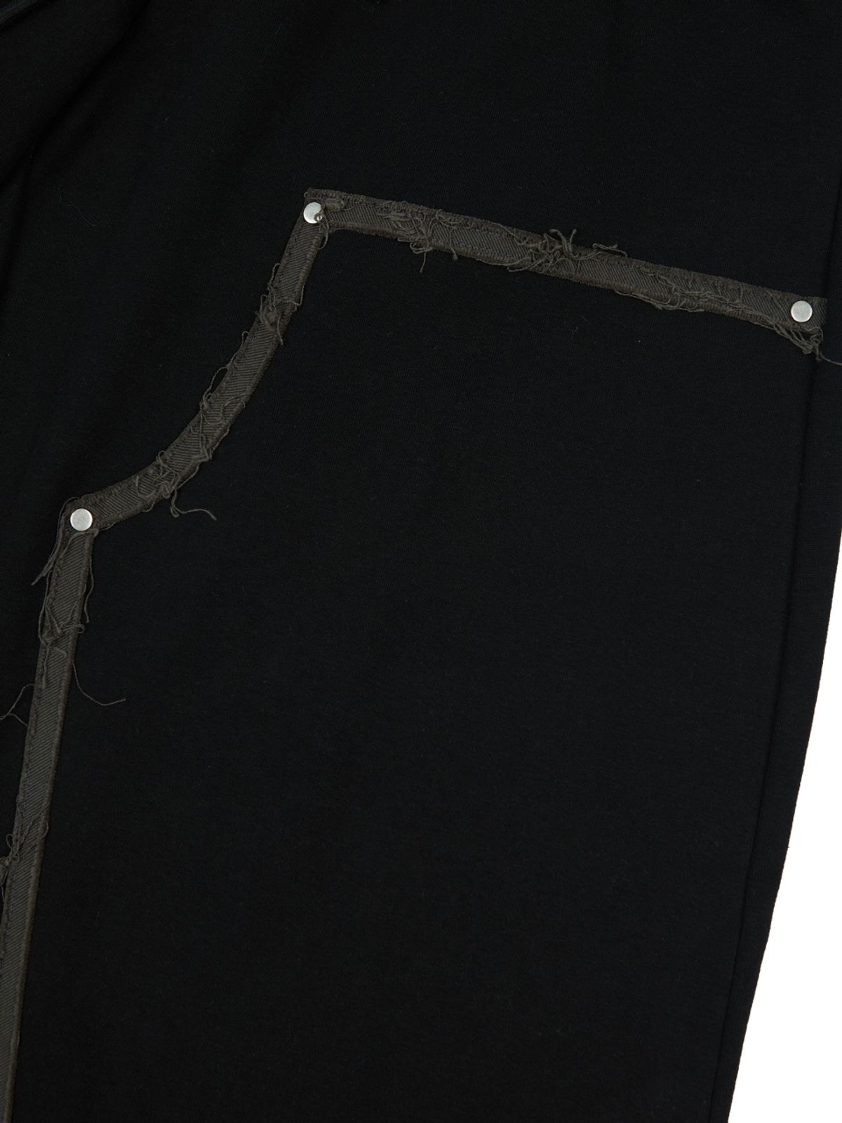 이넥시스(INEXCIS) 컷오프 카펜터 와이드 팬츠 (Black)
