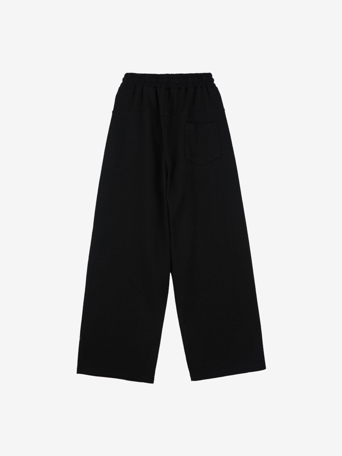 이넥시스(INEXCIS) 컷오프 카펜터 와이드 팬츠 (Black)