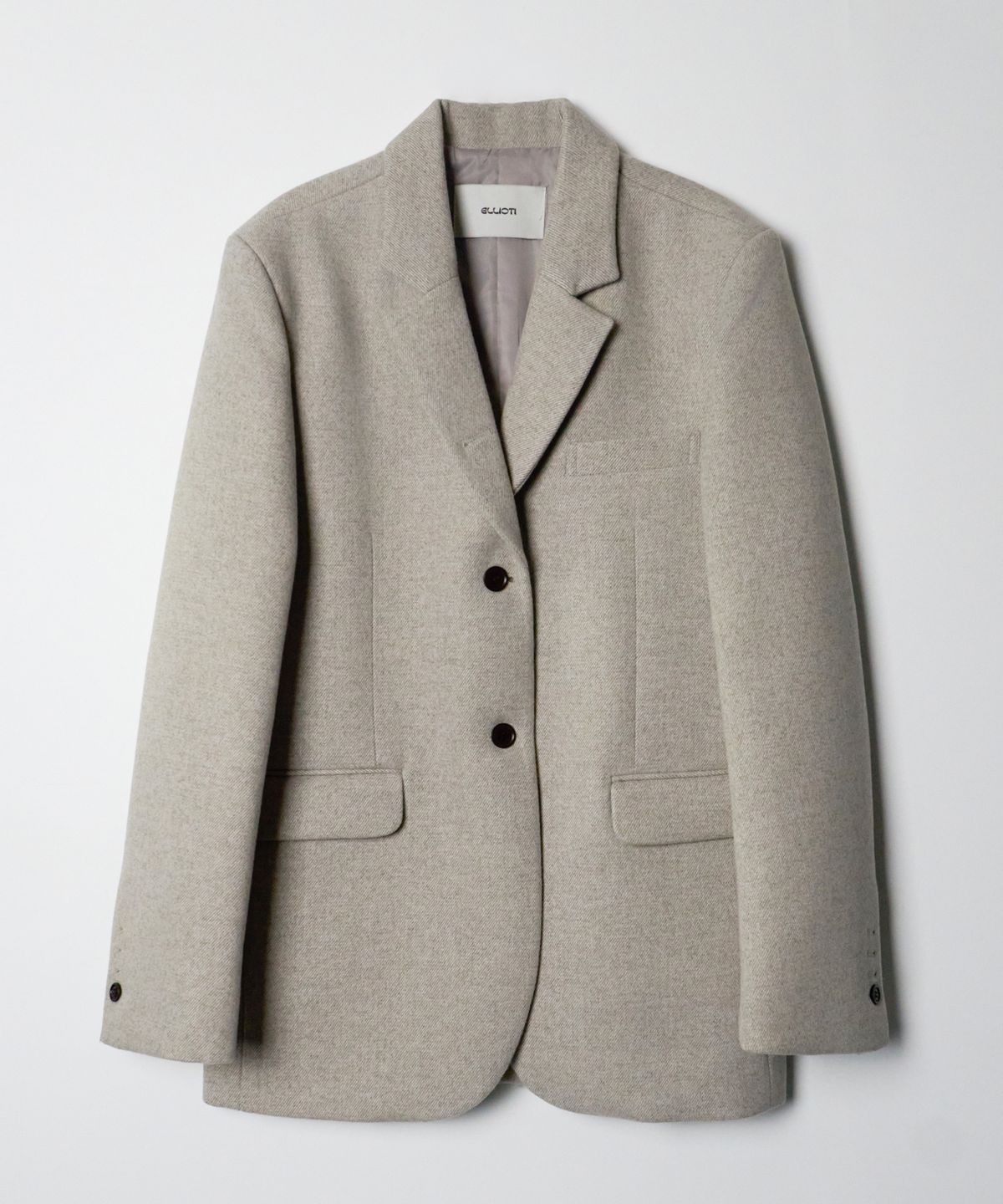 엘리오티(ELLIOTI) Classic Wool Twill Jacket_2Color