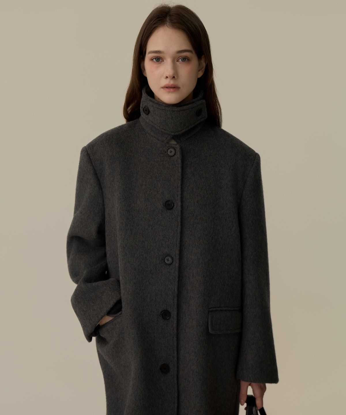 엘리오티(ELLIOTI) Shelter Wool Tailored Coat_2Color