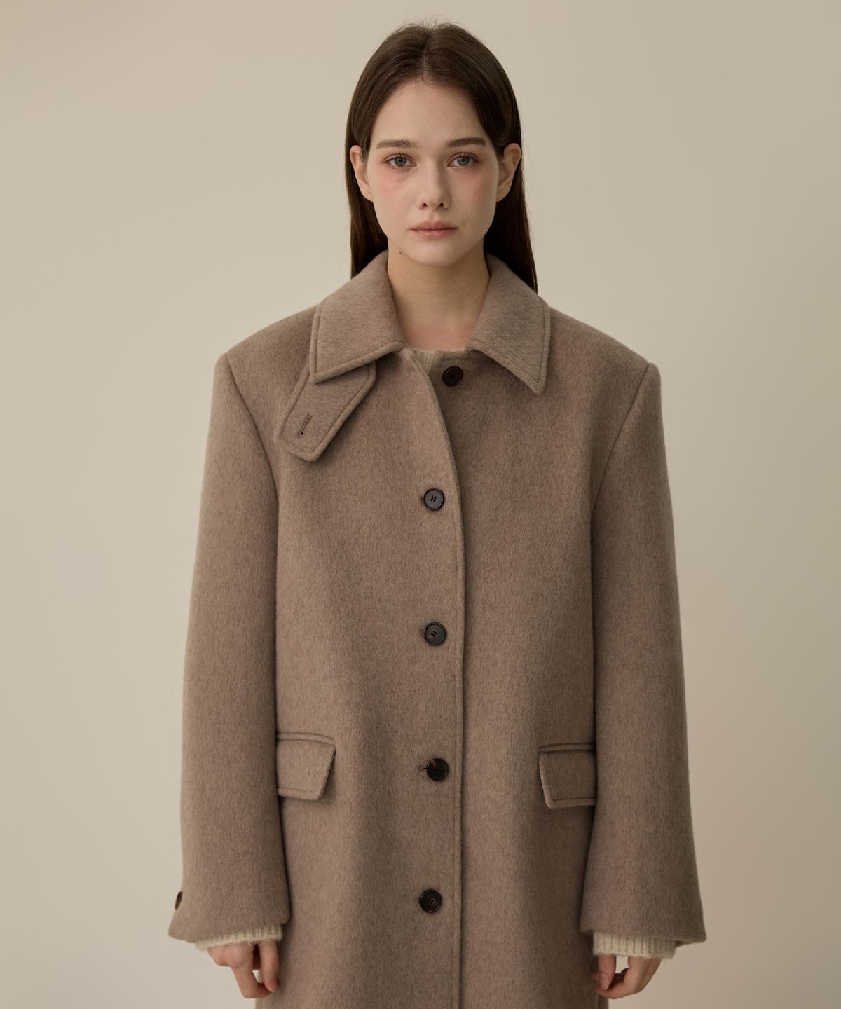 엘리오티(ELLIOTI) Shelter Wool Tailored Coat_2Color