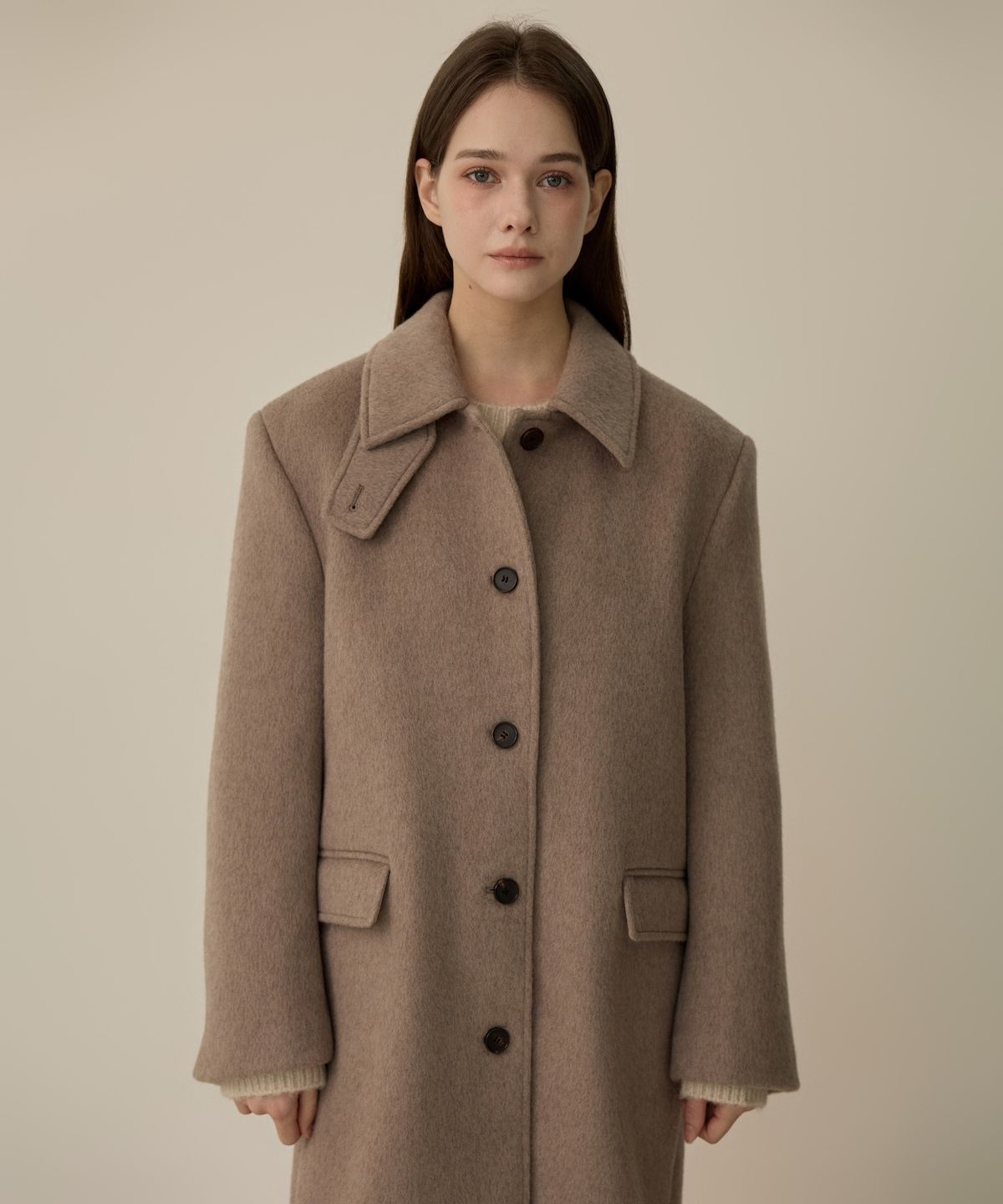 엘리오티(ELLIOTI) Shelter Wool Tailored Coat_2Color