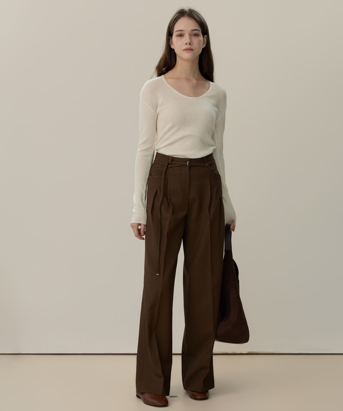 엘리오티(ELLIOTI) Grace Wide Slacks_3Color