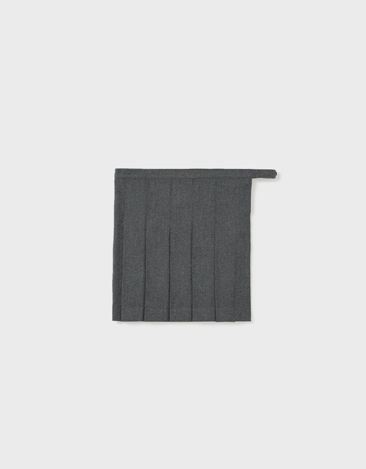 엠엠더블유(MMW) [MMW] LAYERED WRAP SKIRT PANTS (CHARCOAL)