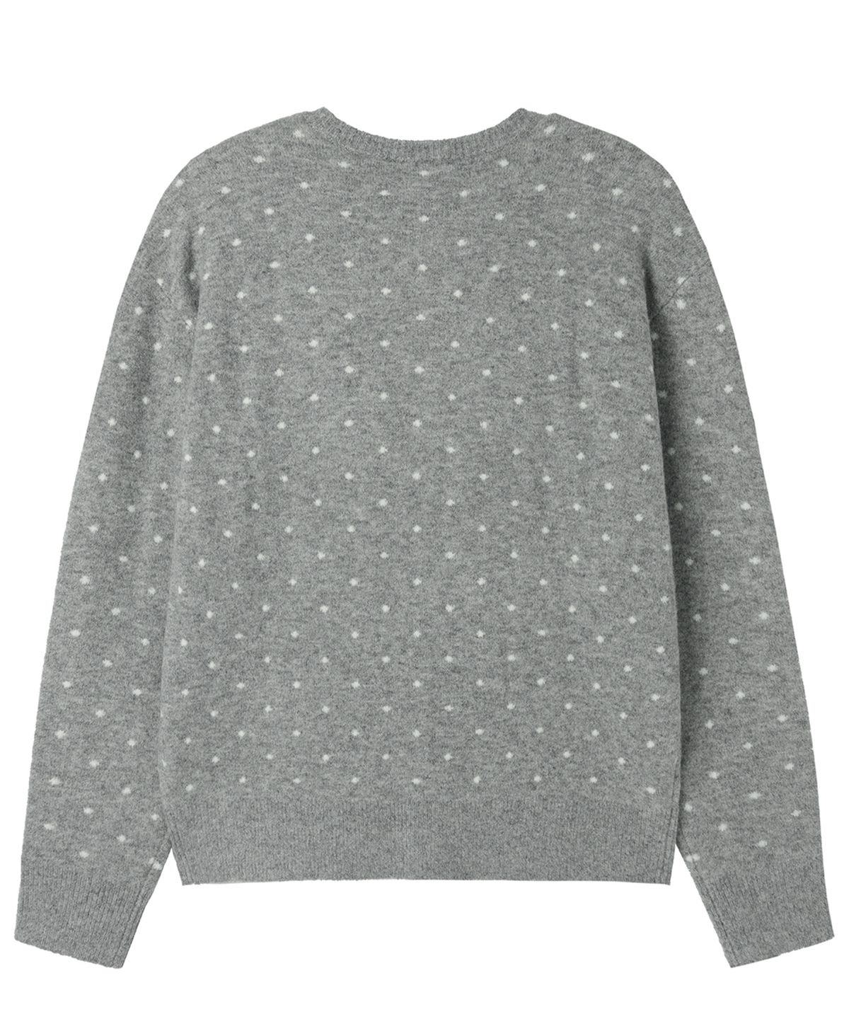 오픈야드(오와이)(OPENYARD(OY)) TINY DOT KNIT CARDIGAN - MELANGE