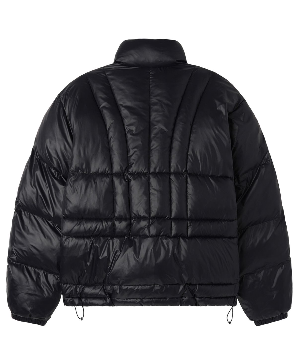 오픈야드(오와이)(OPENYARD(OY)) VERTICAL PANEL PUFFER JACKET - BLACK