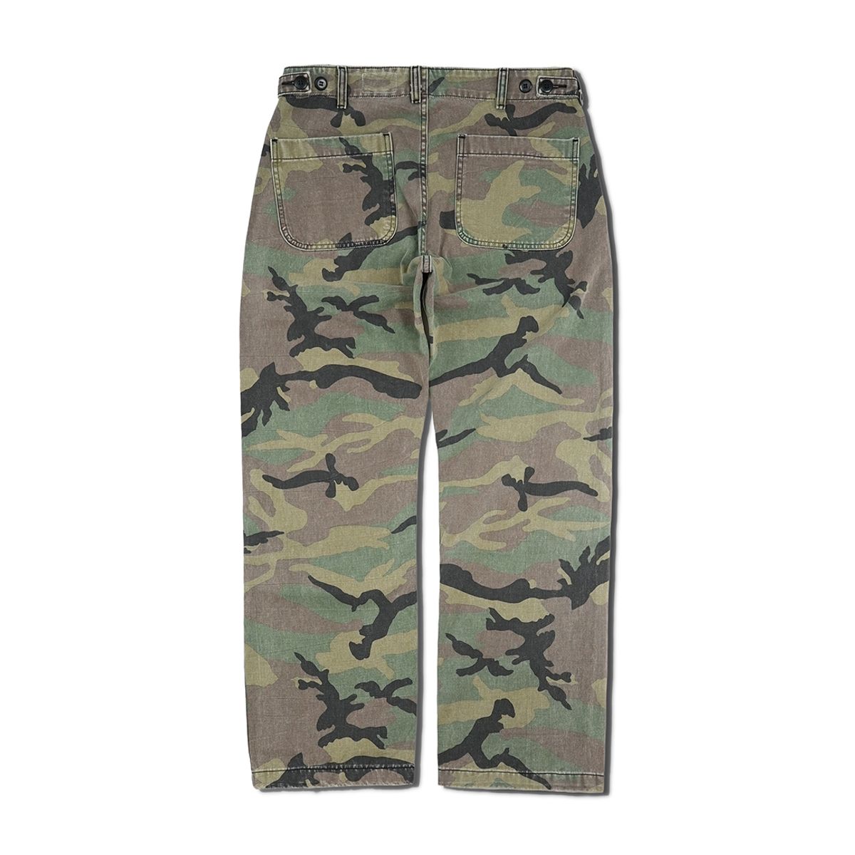 피오에스알(POSR) WASHED FATIGUE PANTS / CAMO