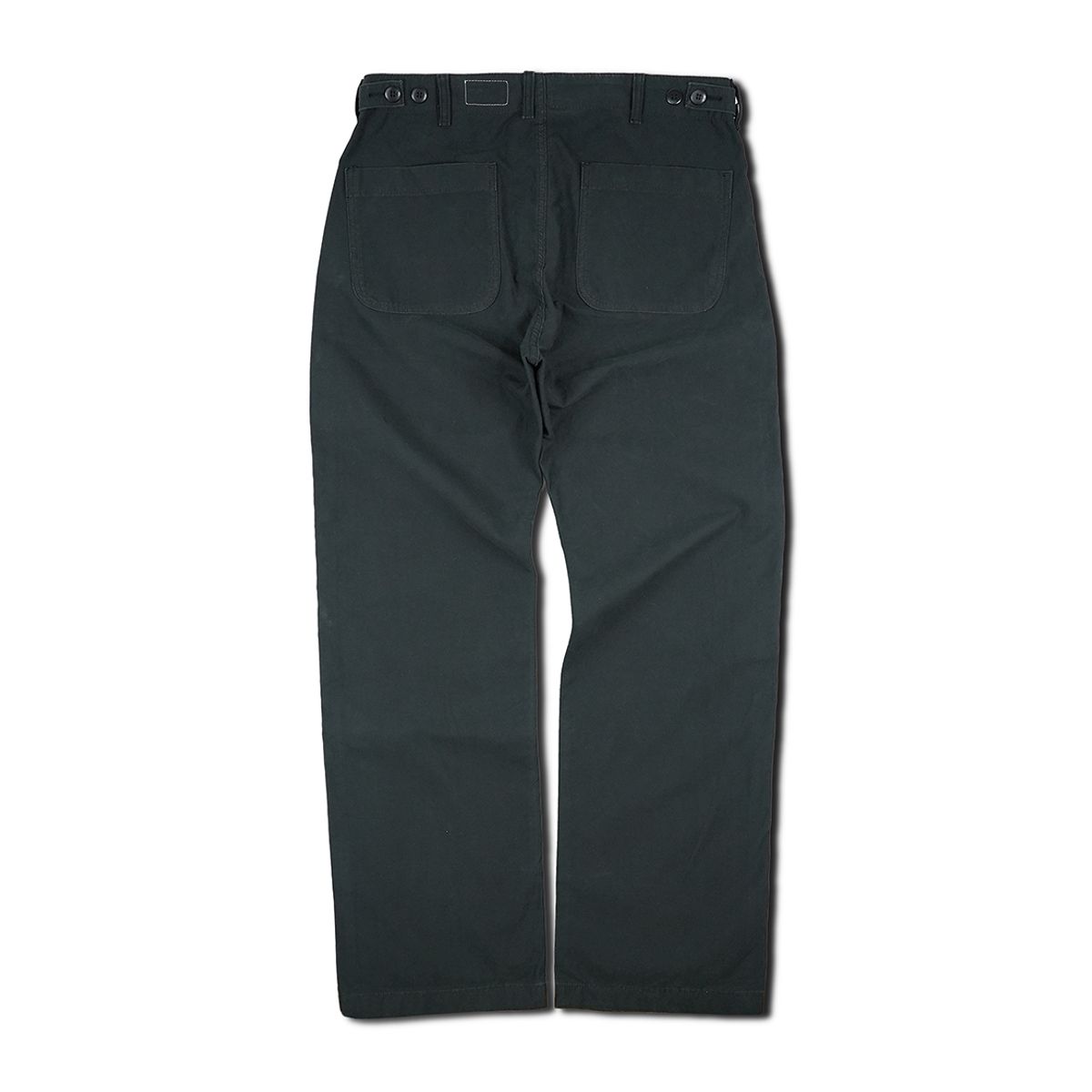 피오에스알(POSR) WASHED FATIGUE PANTS / BLACK