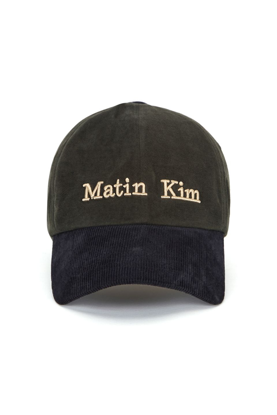 MUSINSA公式 | MATIN KIM MATIN CLASSIC LOGO CORDUROY BRIM BALL CAP