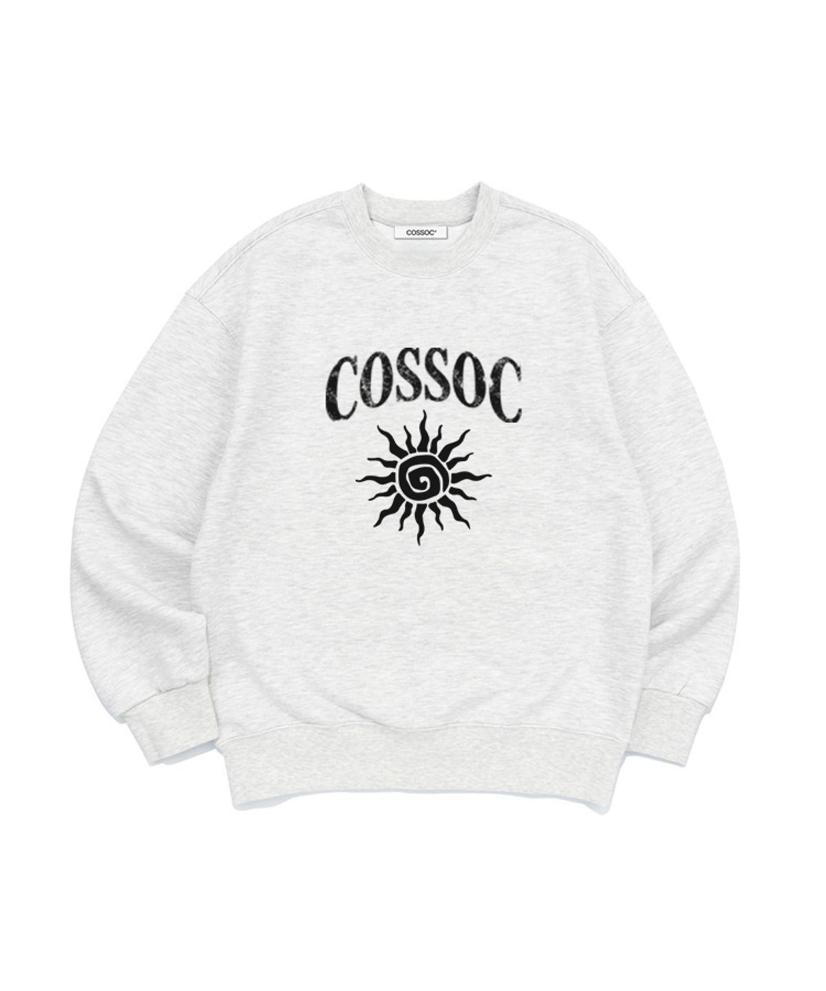 코소(COSO) 비치 아트웍 스웻셔츠 MTM(라이트 그레이)