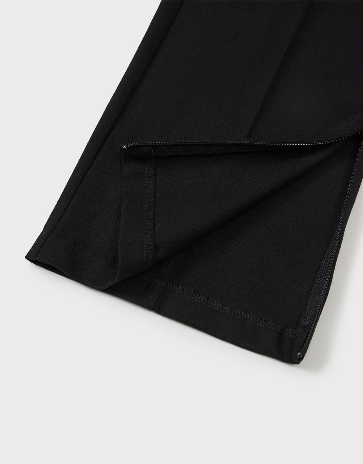 엠엠더블유(MMW) [MMW] LAYERED WRAP SKIRT PANTS (BLACK)