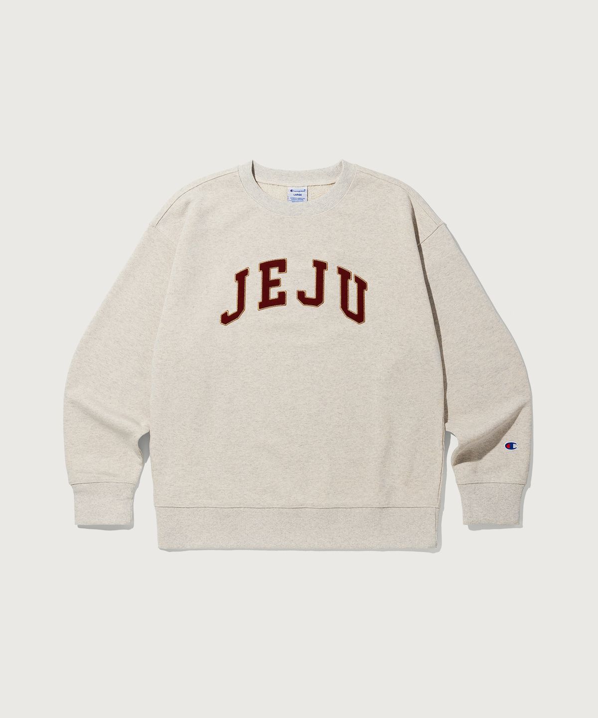챔피온(CHAMPION) C로고 루즈핏 시티 스웨트셔츠 JEJU