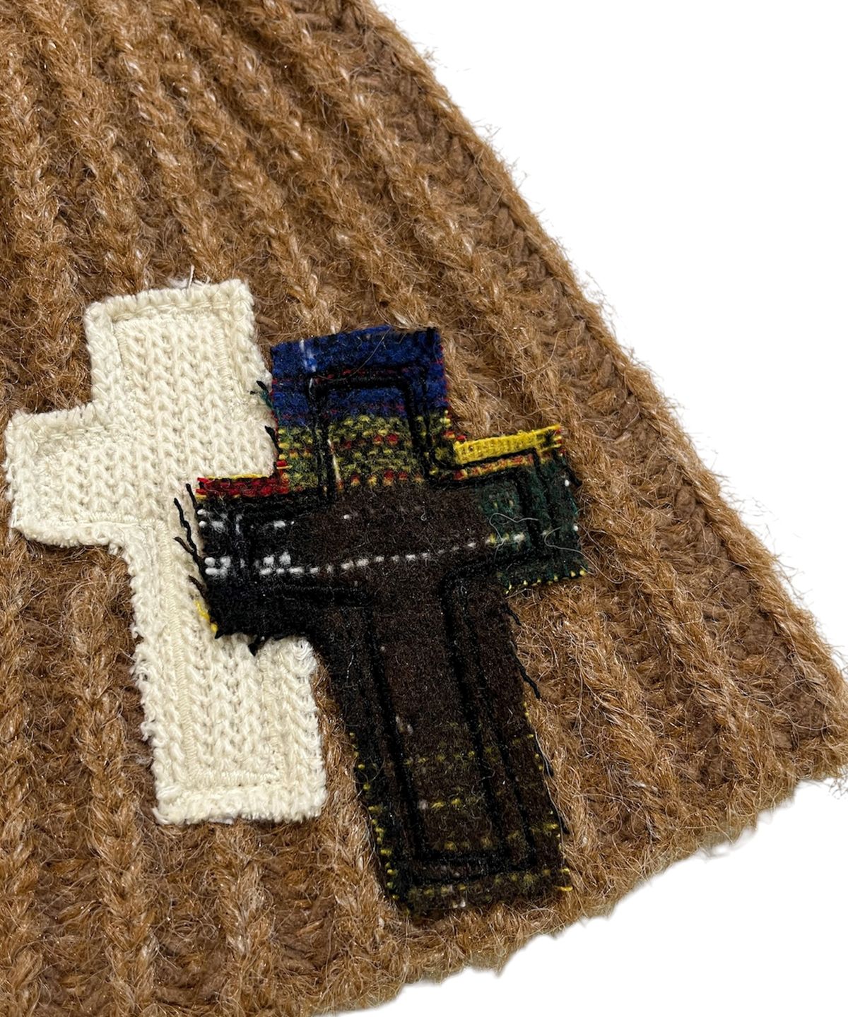 스케이터락(SK8ER ROCK) Tone on Tone Cross Beanie ((camel))