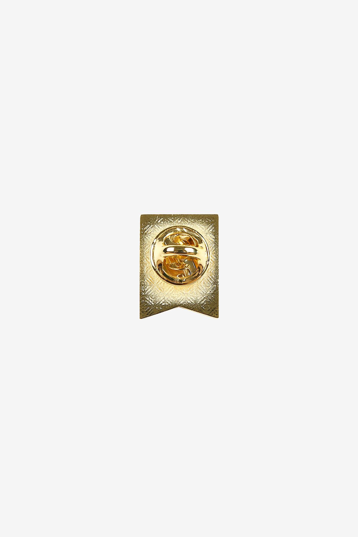 르몽생미셸(LE MONT ST MICHEL) Green flag M Logo Badge