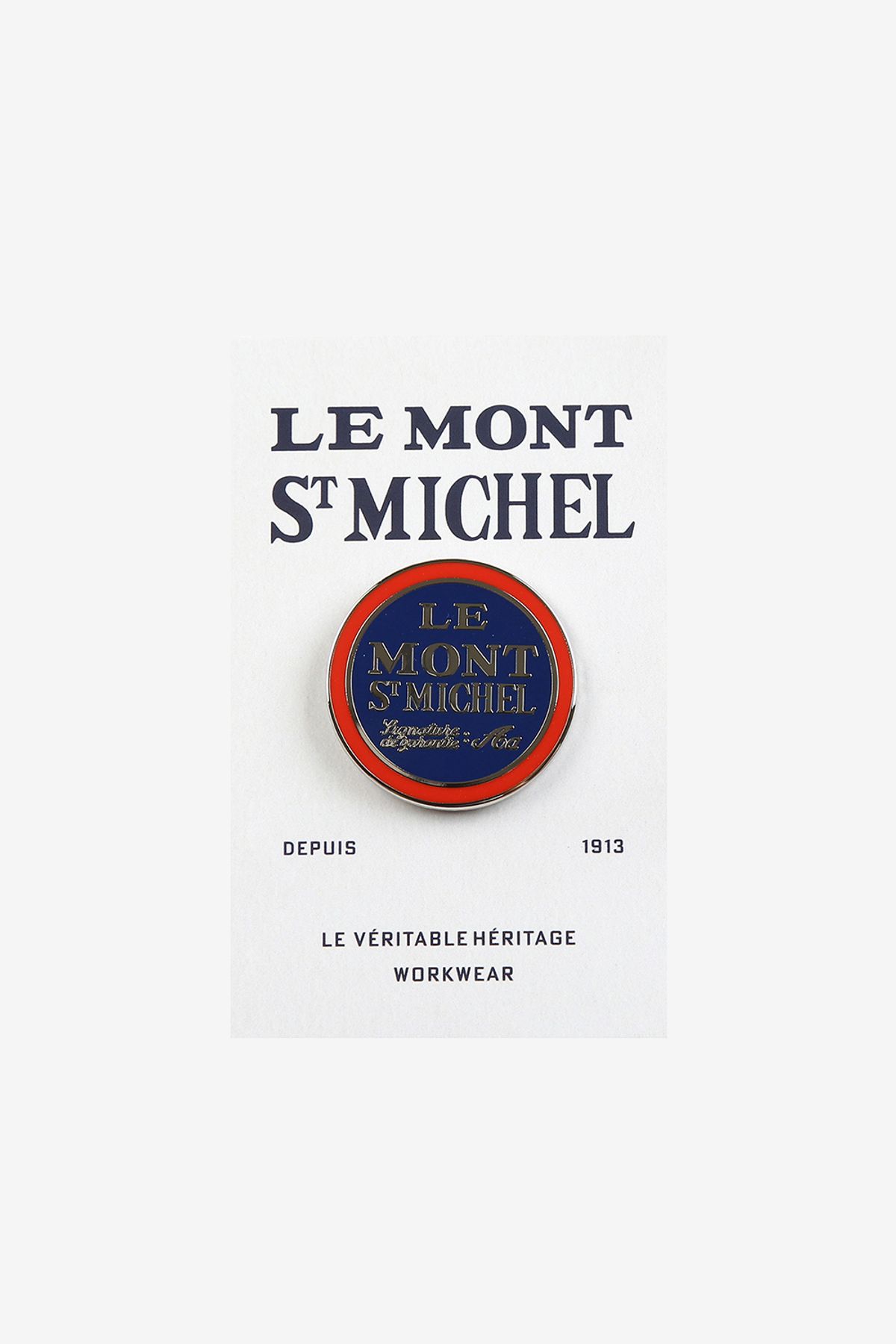 르몽생미셸(LE MONT ST MICHEL) Circle Logo Badge