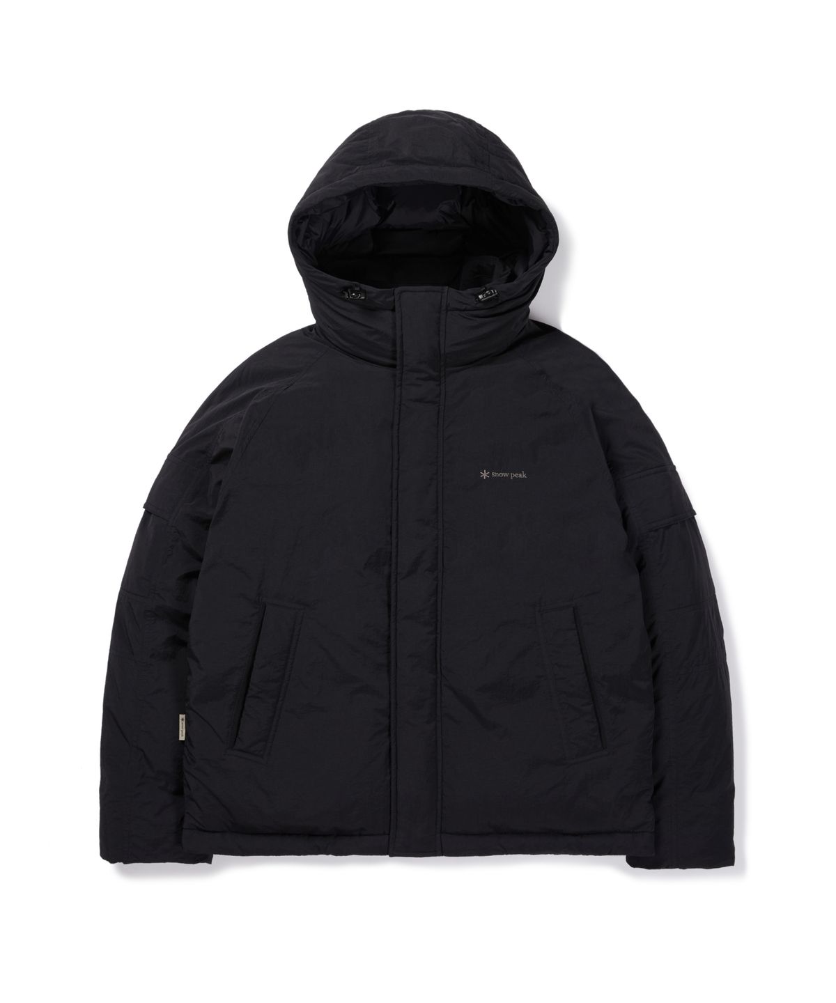 스노우피크 어패럴(SNOWPEAK APPAREL) 시티캠퍼 유틸리티 후드 다운 자켓 (S26WMGDJ68) Black