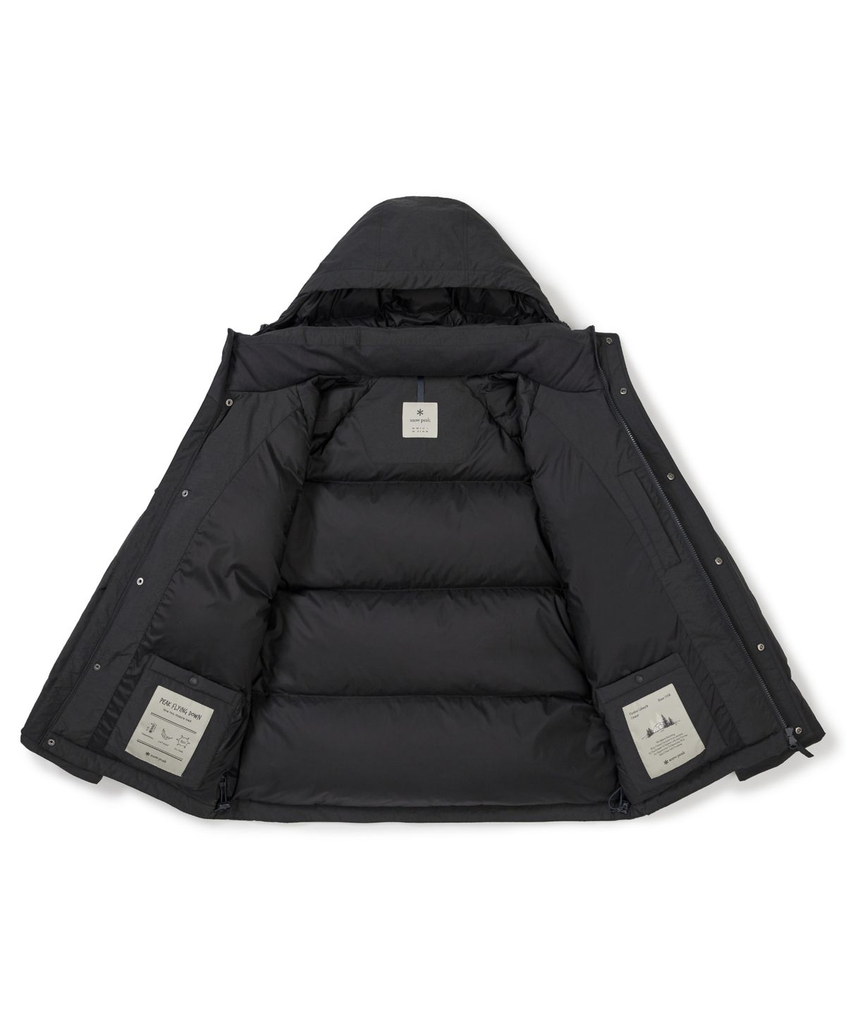 스노우피크 어패럴(SNOWPEAK APPAREL) 시티캠퍼 유틸리티 후드 다운 자켓 (S25WMGDJ68) Charcoal