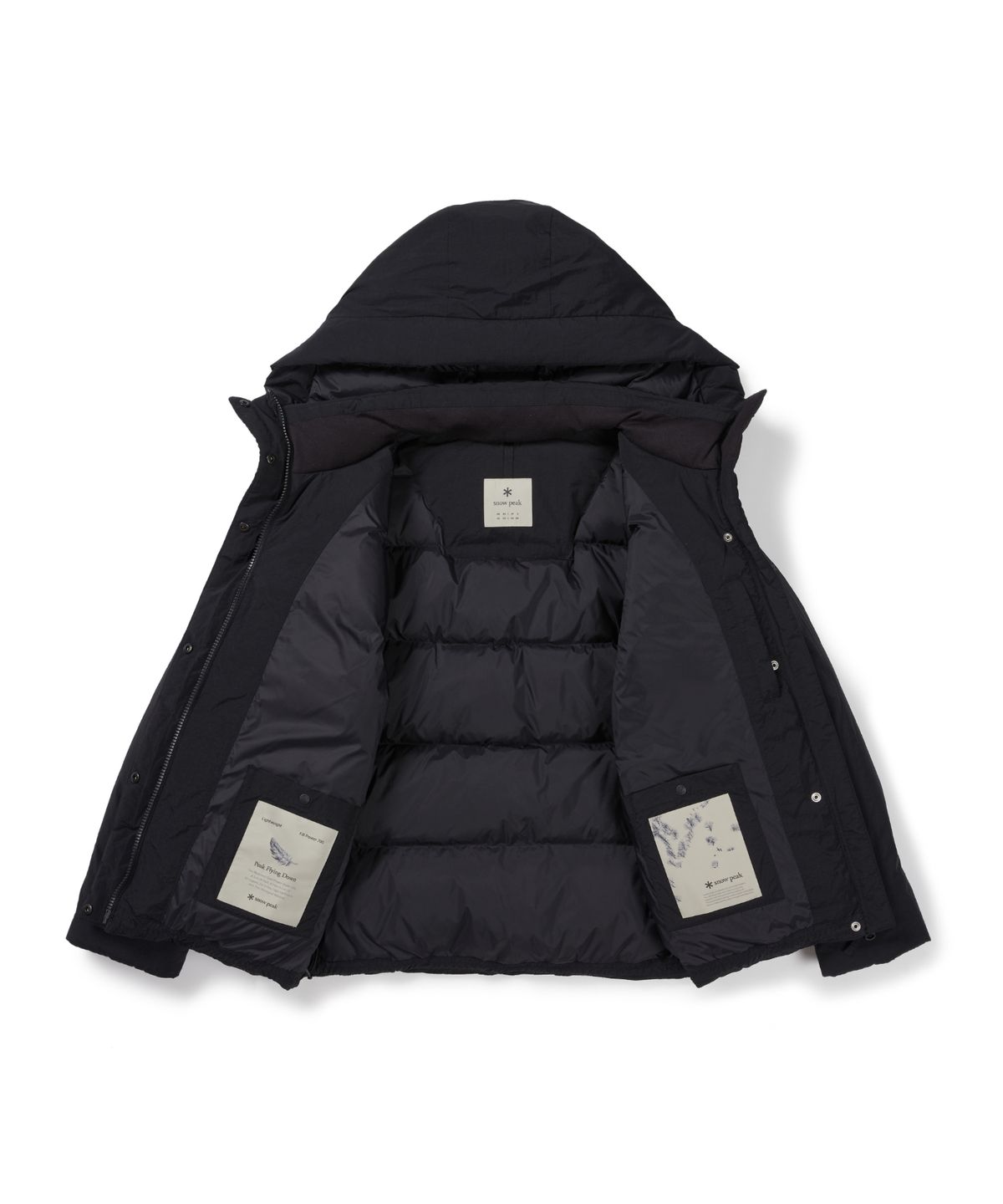 스노우피크 어패럴(SNOWPEAK APPAREL) 시티캠퍼 여성 후드 헤비 다운 자켓 (S26WWGDJ11) Black