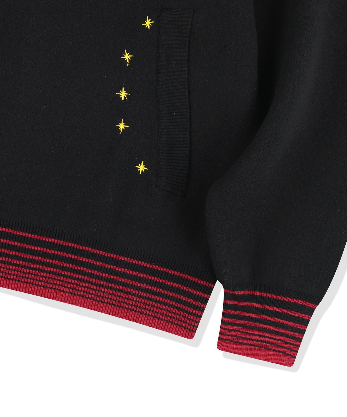 낫포너드(NOT4NERD) Ashes Glory Knit Drizzler Jacket - Black