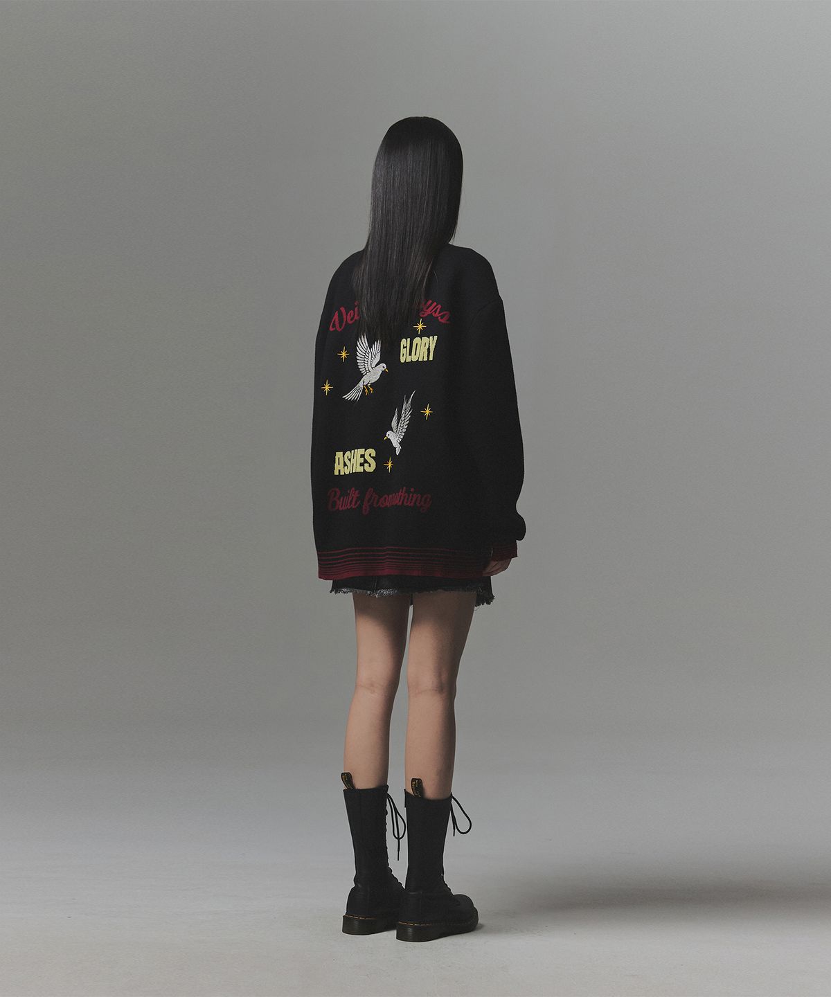 낫포너드(NOT4NERD) Ashes Glory Knit Drizzler Jacket - Black