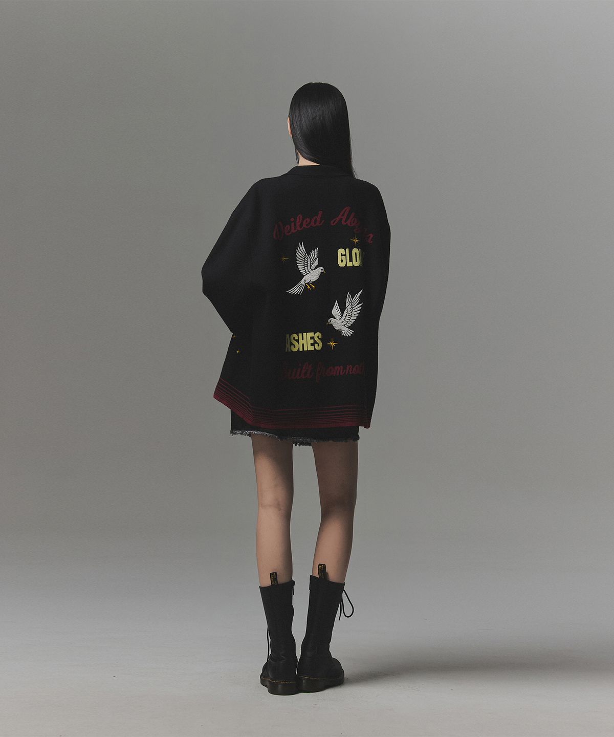낫포너드(NOT4NERD) Ashes Glory Knit Drizzler Jacket - Black