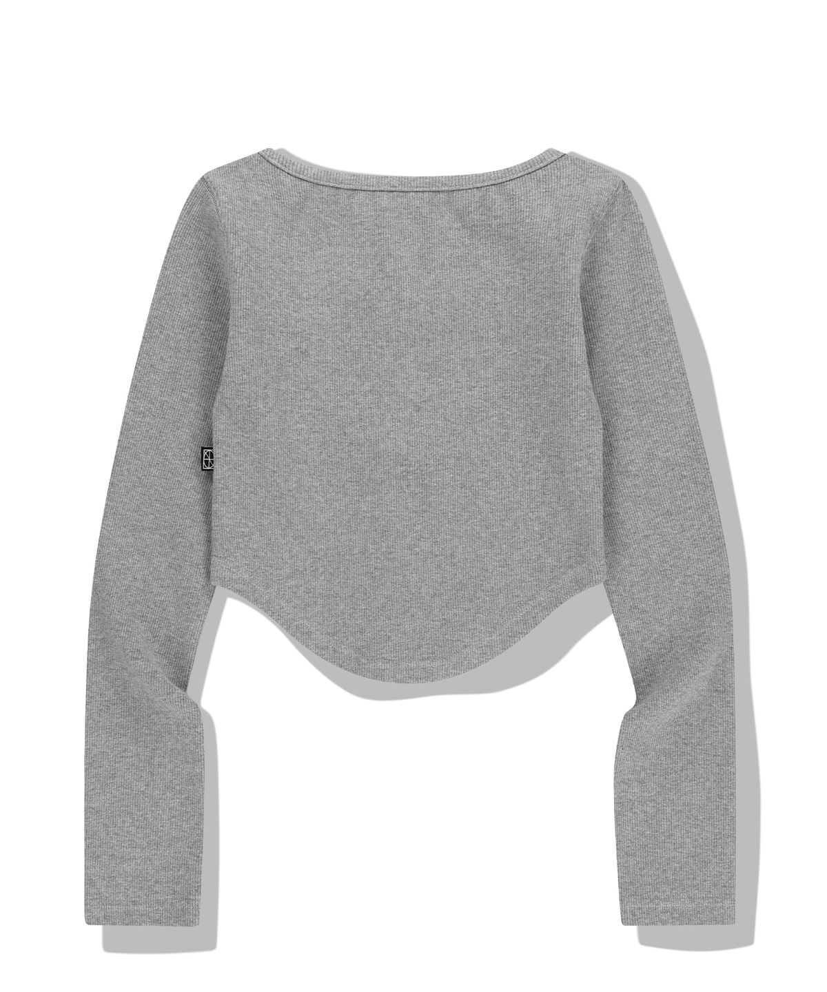 낫포너드(NOT4NERD) W 2 Angel Hotfix Henley Neck Long Sleeve - Grey
