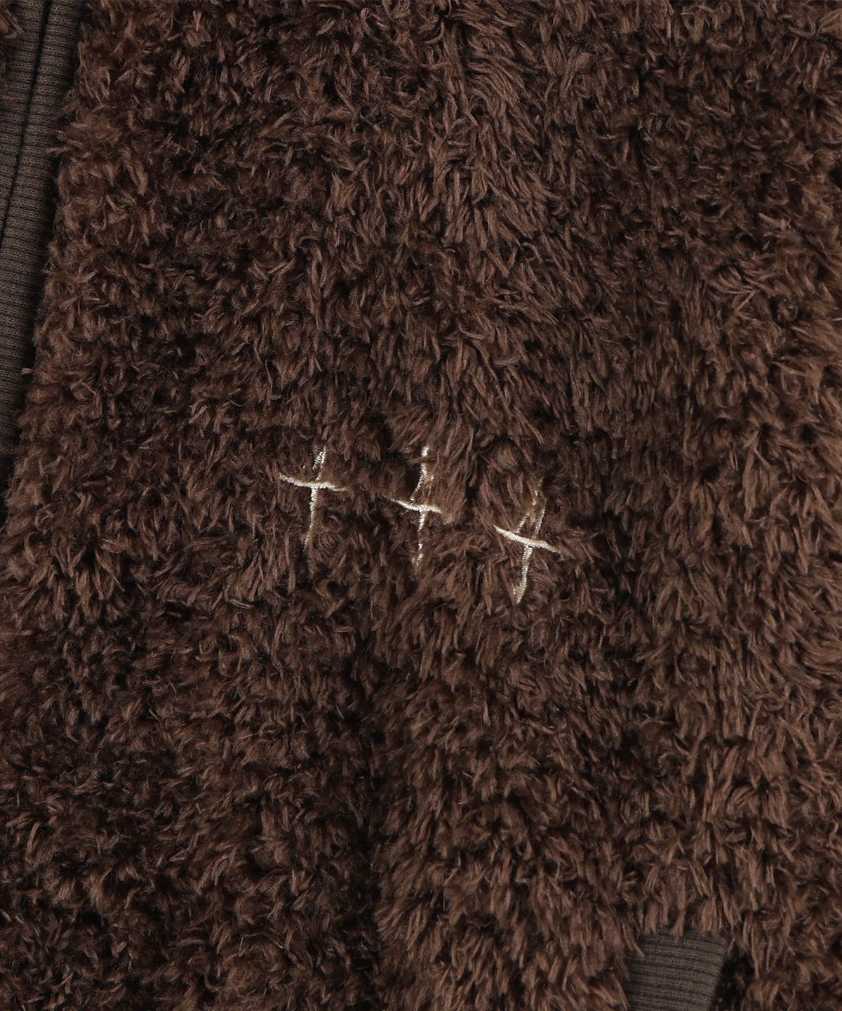 낫포너드(NOT4NERD) W Chasm Eye High Neck Boucle Zip Up - Brown