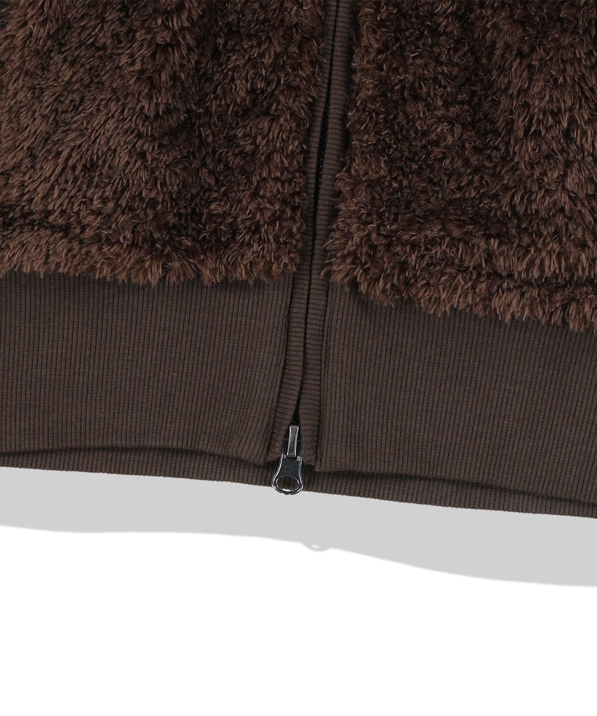 낫포너드(NOT4NERD) W Chasm Eye High Neck Boucle Zip Up - Brown
