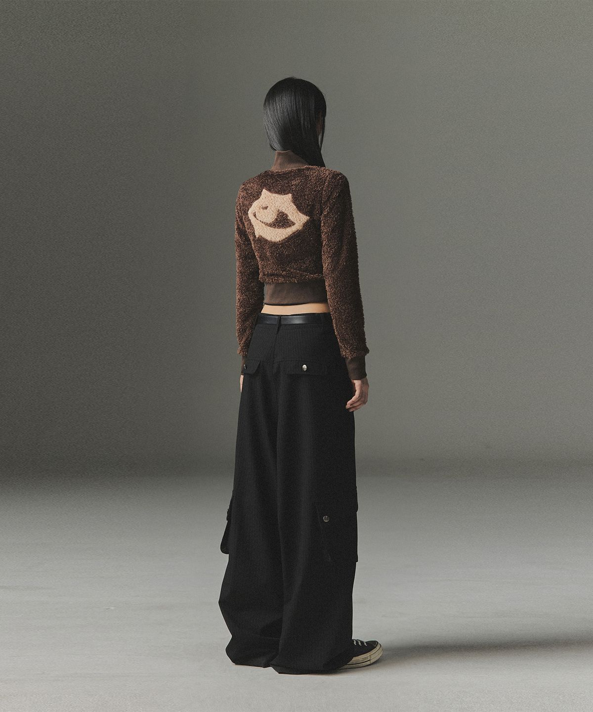 낫포너드(NOT4NERD) W Chasm Eye High Neck Boucle Zip Up - Brown