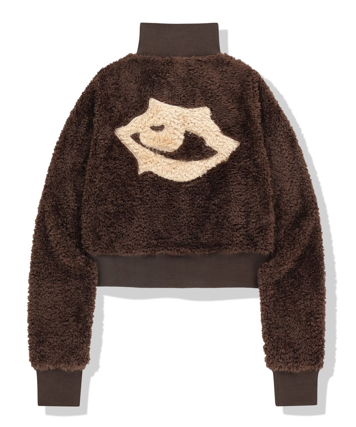 낫포너드(NOT4NERD) W Chasm Eye High Neck Boucle Zip Up - Brown