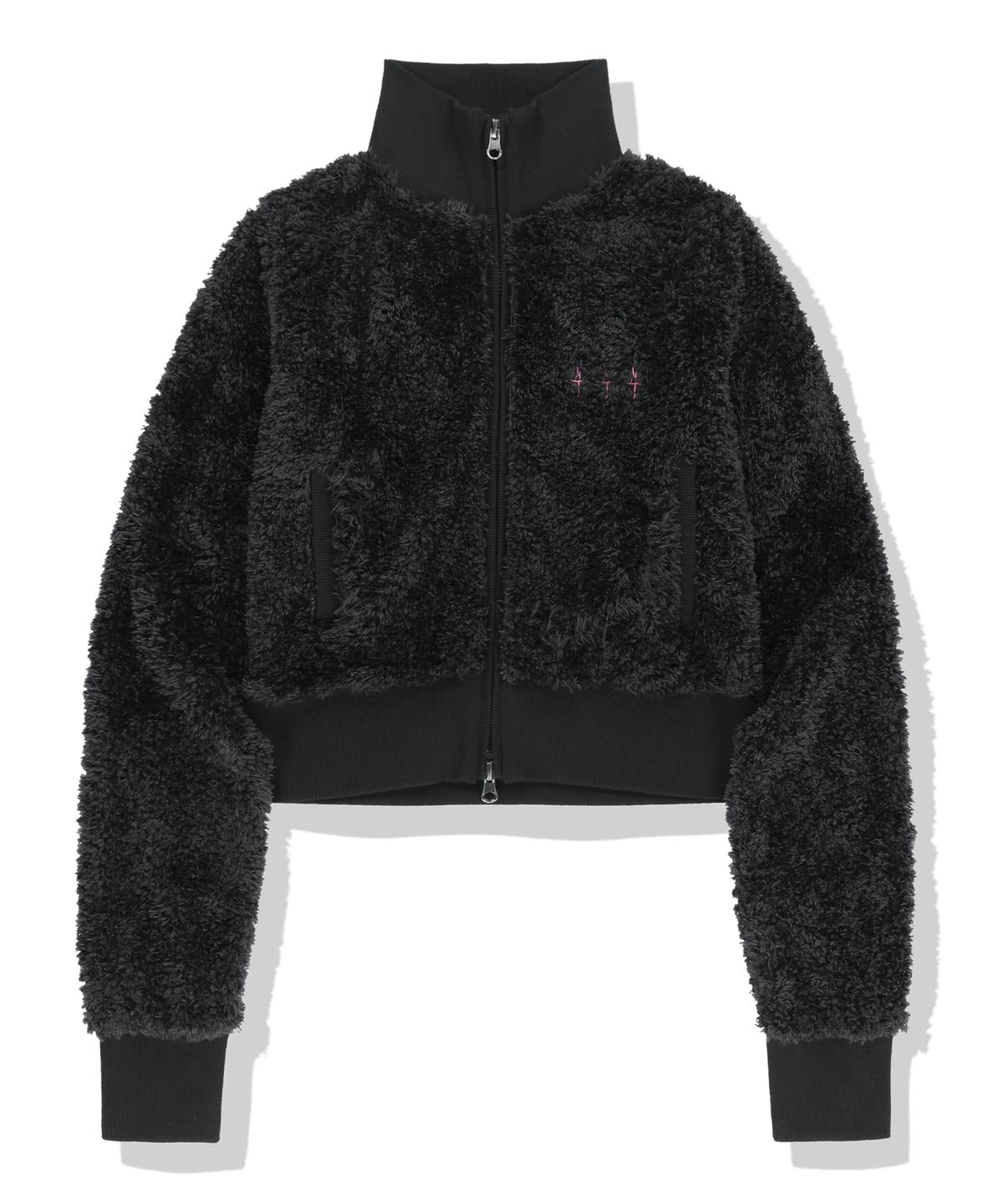 낫포너드(NOT4NERD) W Chasm Eye High Neck Boucle Zip Up - Black
