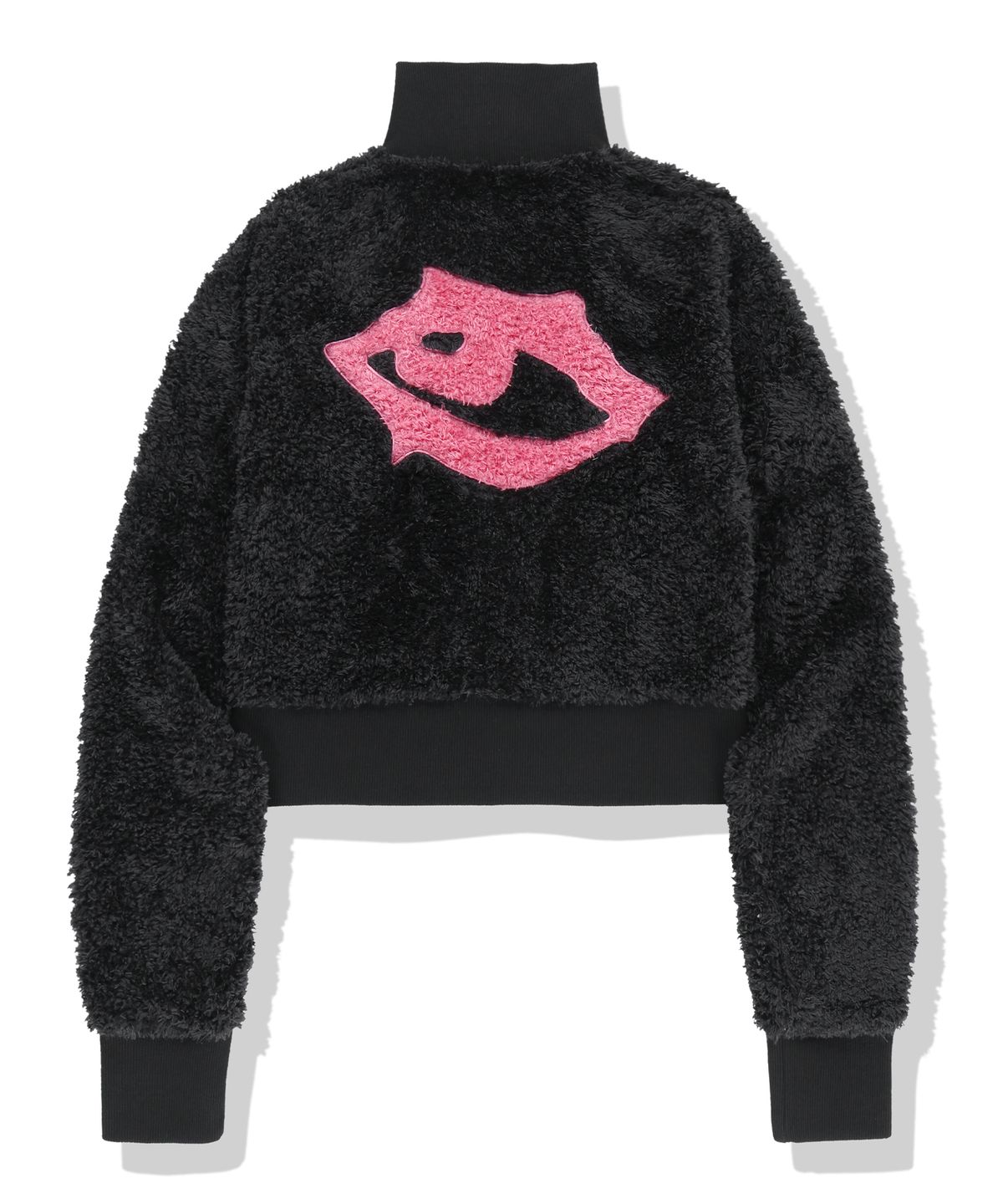 낫포너드(NOT4NERD) W Chasm Eye High Neck Boucle Zip Up - Black
