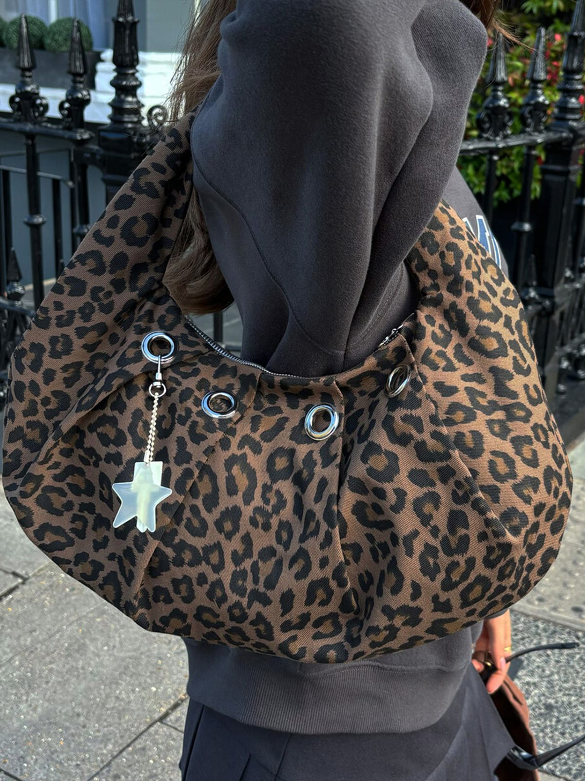 디망쉬(DIMANCHE) Copenhagen Bag (leopard)