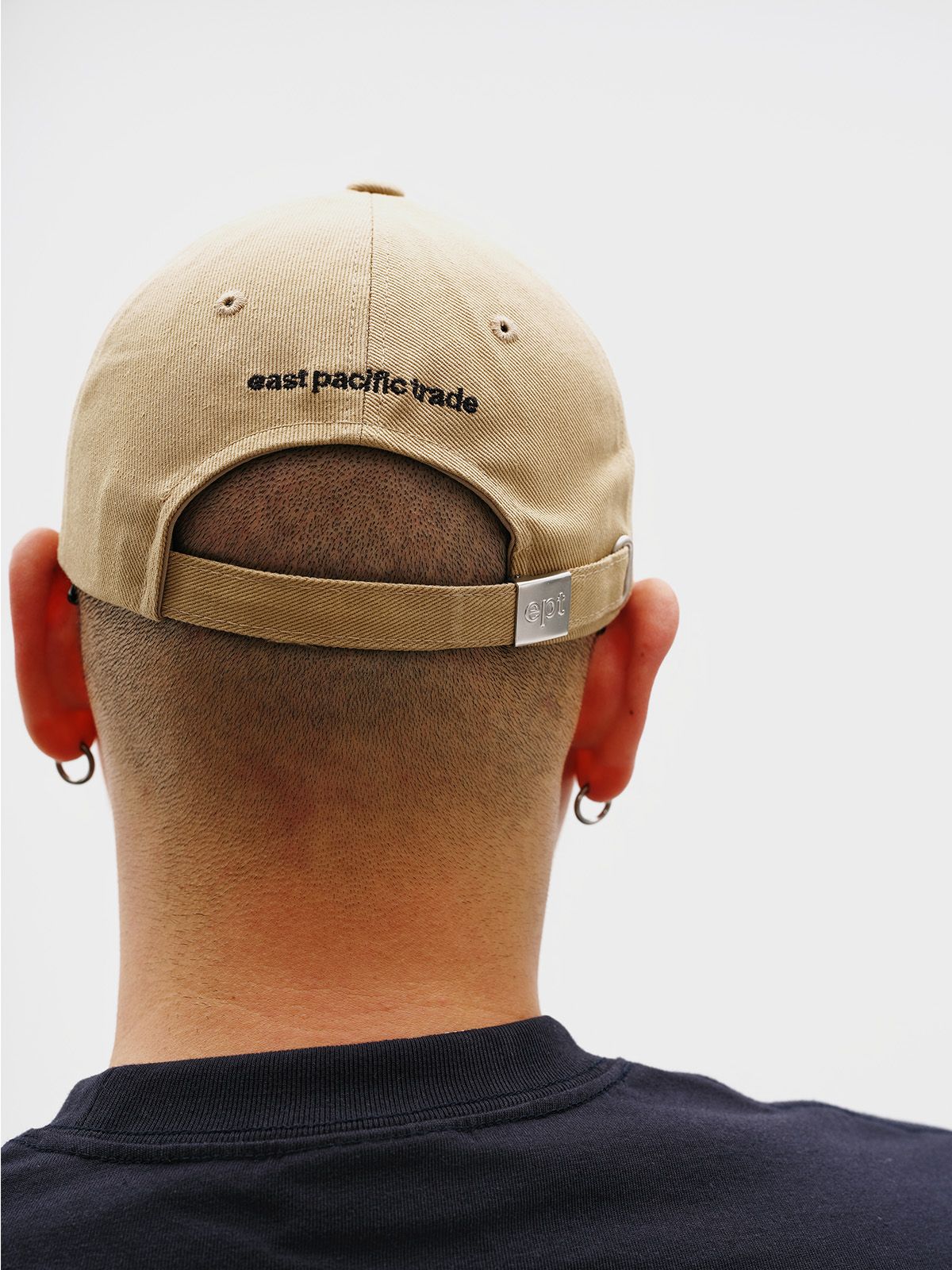 이피티(EPT) POINT LABEL CAP (BEIGE)